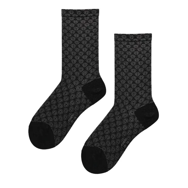 kunert-raffinesse-fantastic-diamond-socken-schwarz-gemustert-lyocell image 1