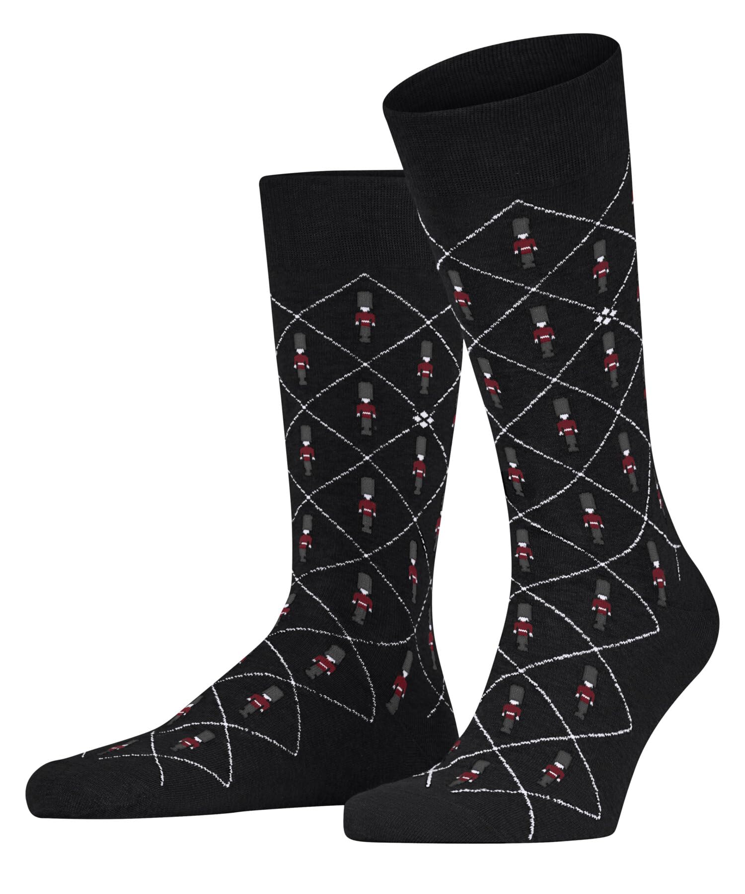 burlington-brit-style-guard-socken-schwarz-baumwolle image 1