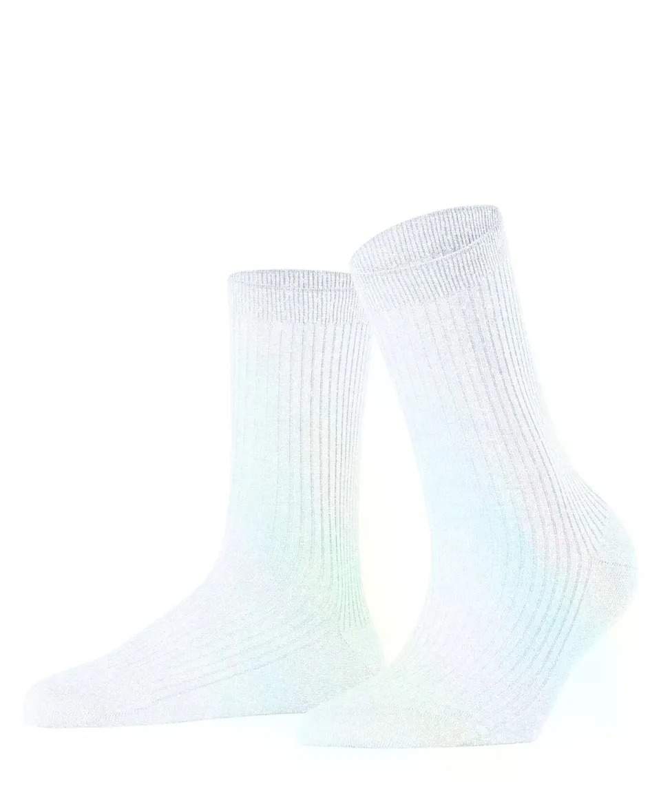 falke-shiny-rib-damensocken-viskose-35-38-wei-glanz image 1