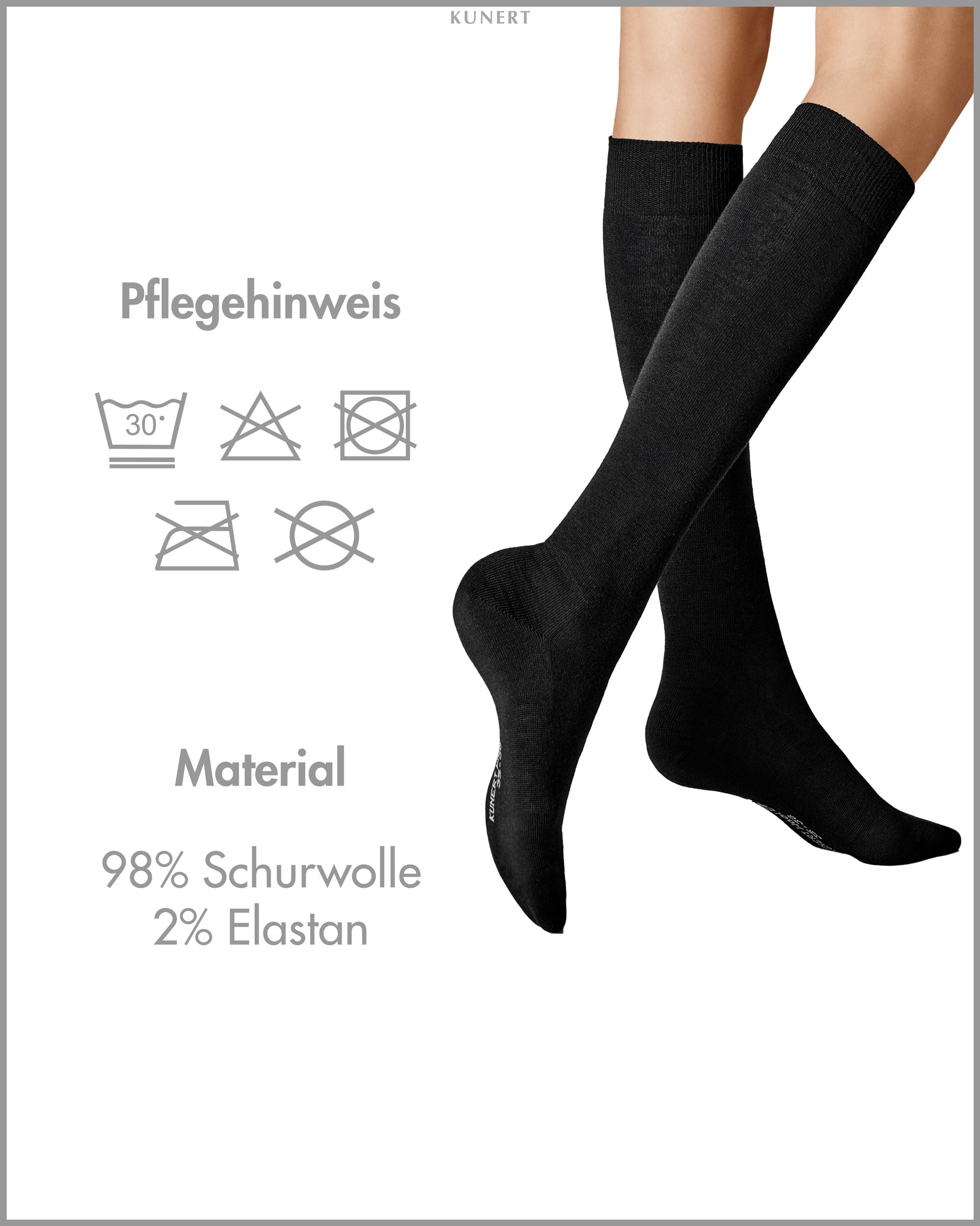 kunert-wool-care-kniestr-mpfe-schurwolle-39-42-anthrazit image 4