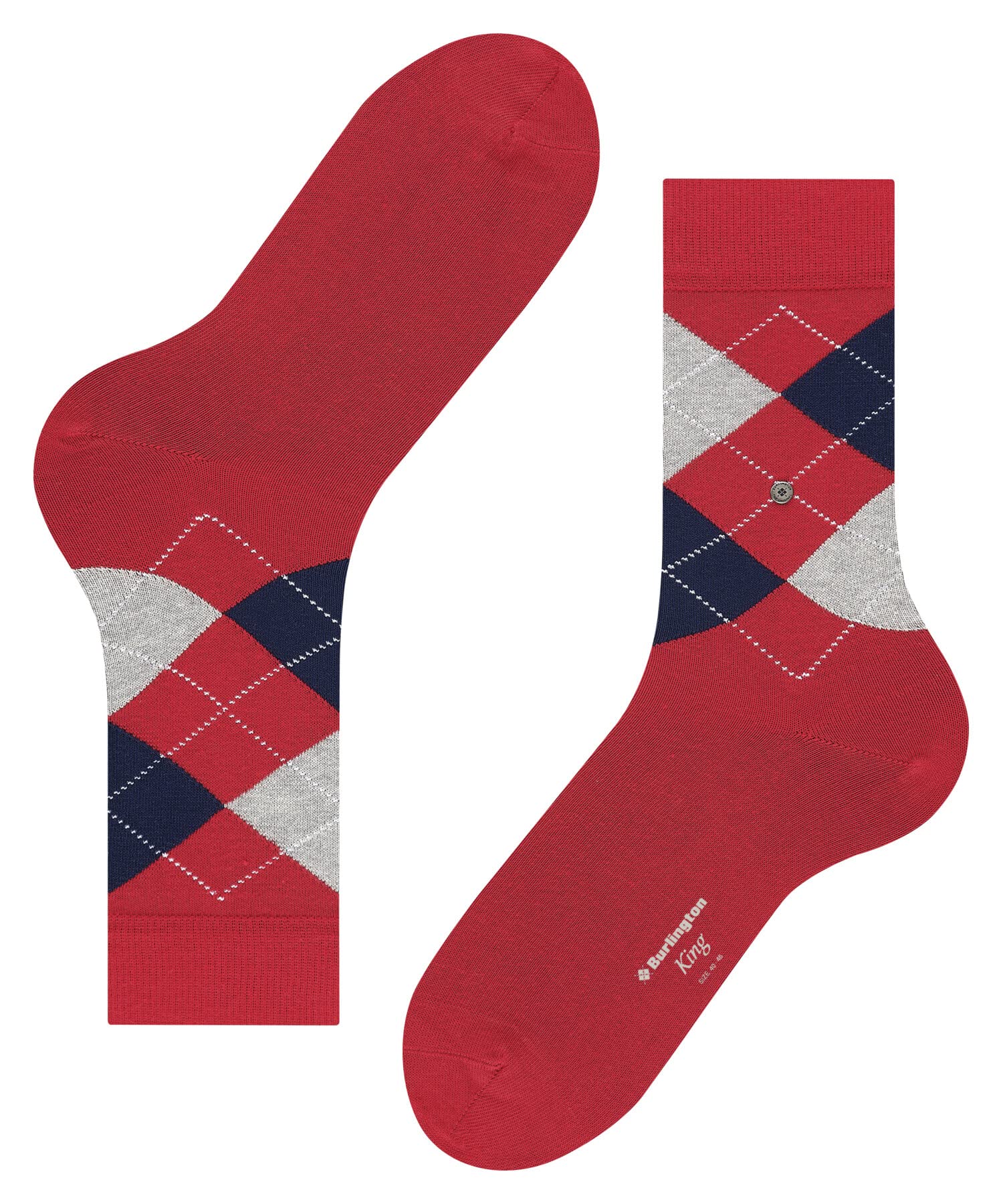 burlington-king-herrensocken-baumwolle-argyle-1-paar image 5