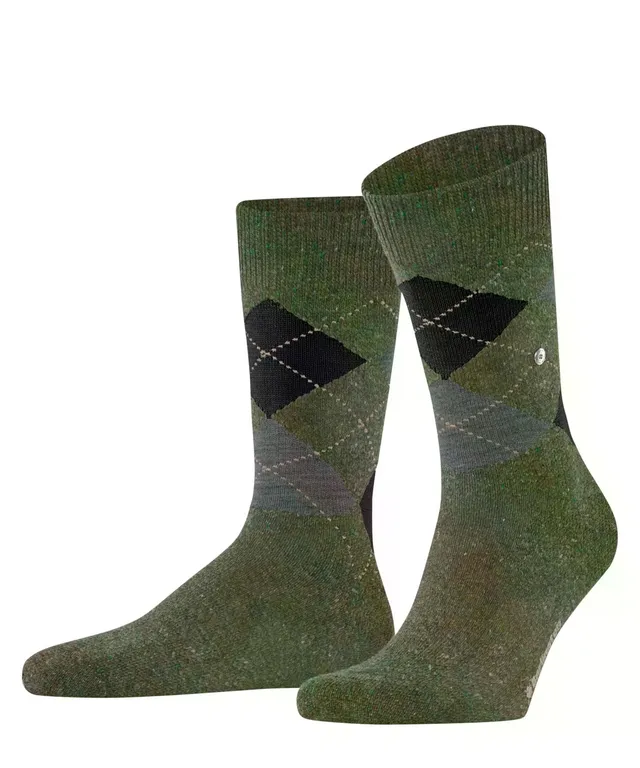 burlington-dundee-socken-herren-gr-n-jasper-wolle-tweed image 1