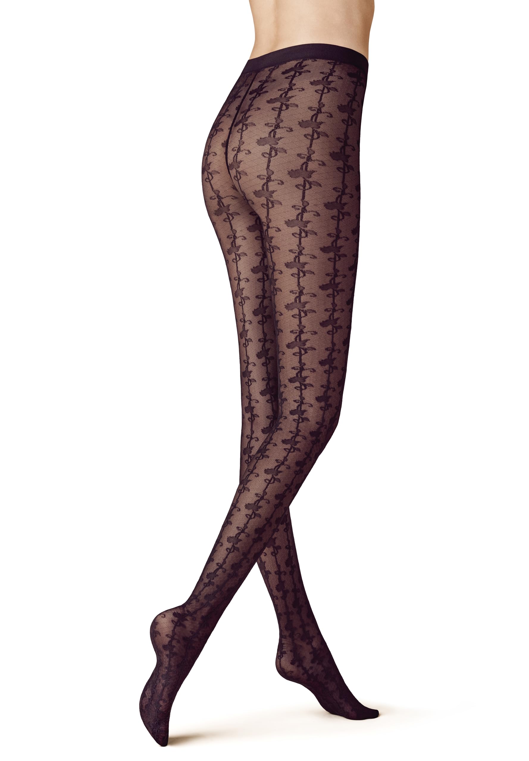 kunert-raffinesse-rose-romance-strumpfhose-50-den-schwarz image 1