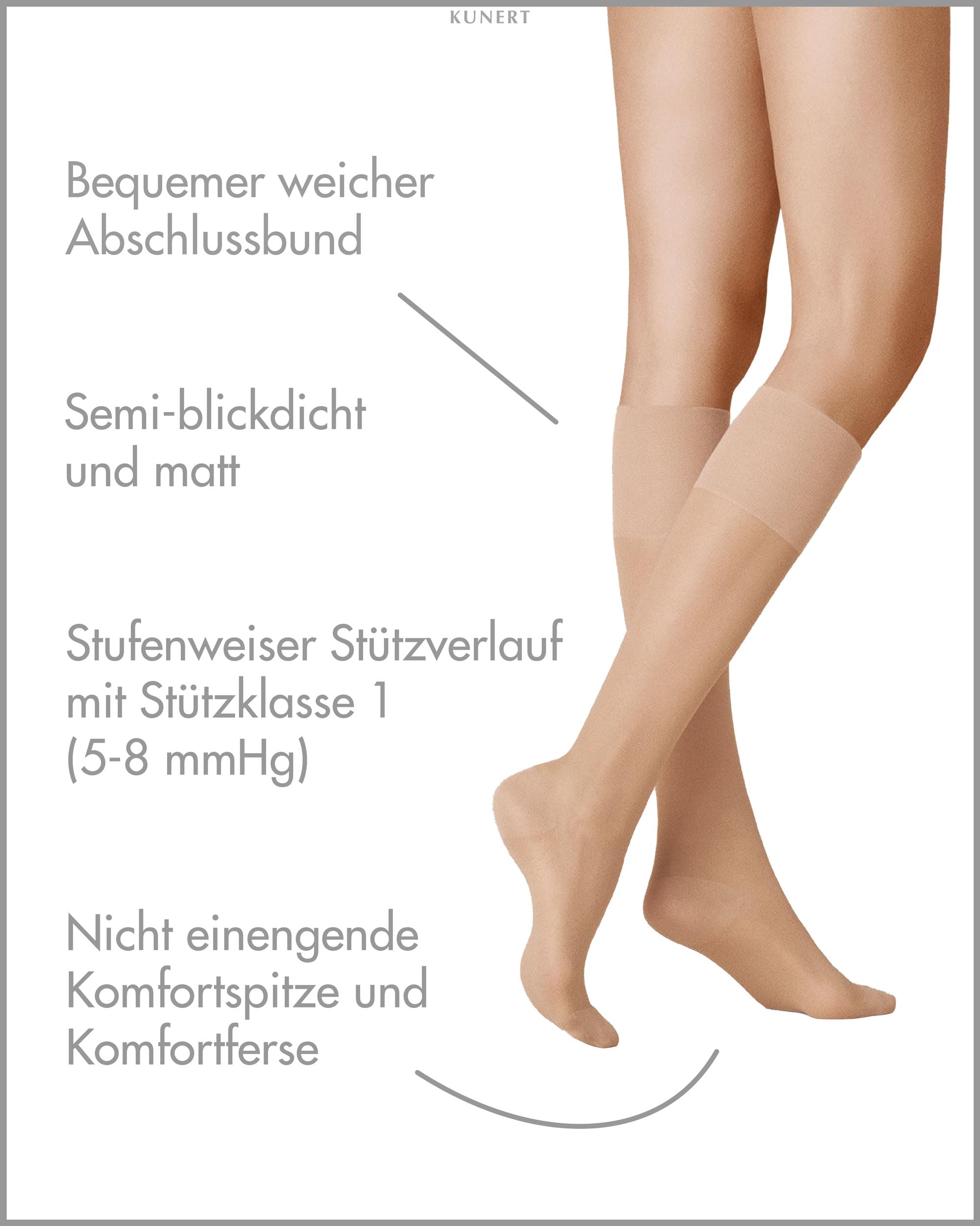 kunert-super-control-40-kniestr-mpfe-teint-35-38-st-tz image 2
