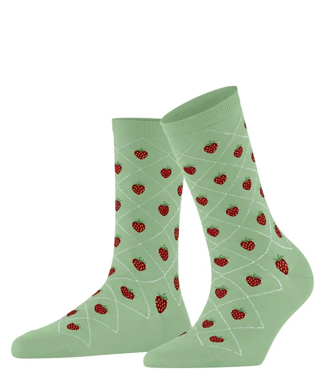 burlington-bonnie-strawberry-socken-quiet-green-baumwolle image 1