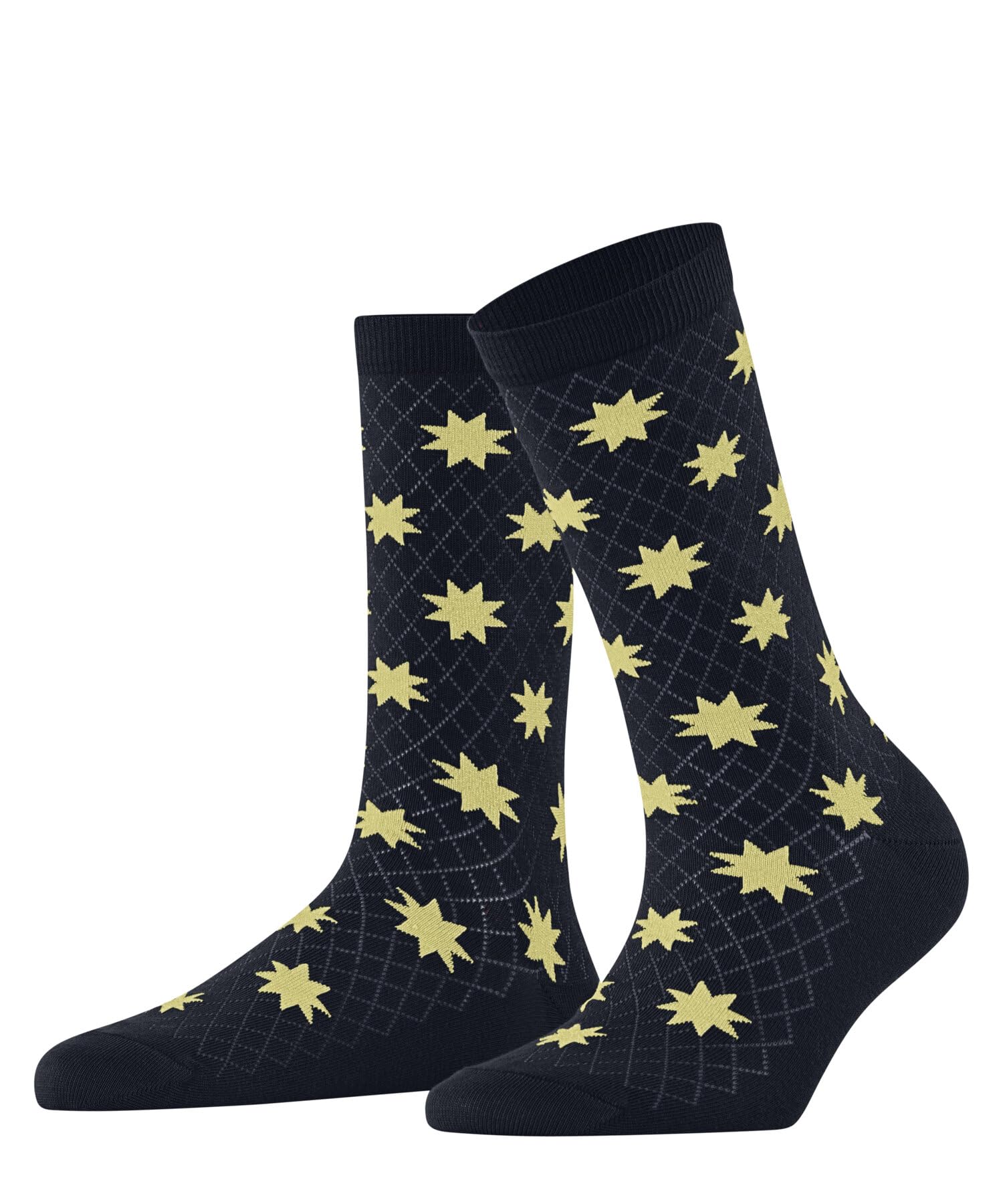burlington-reindeer-holly-jolly-socken-grau-damen-baumwolle image 6