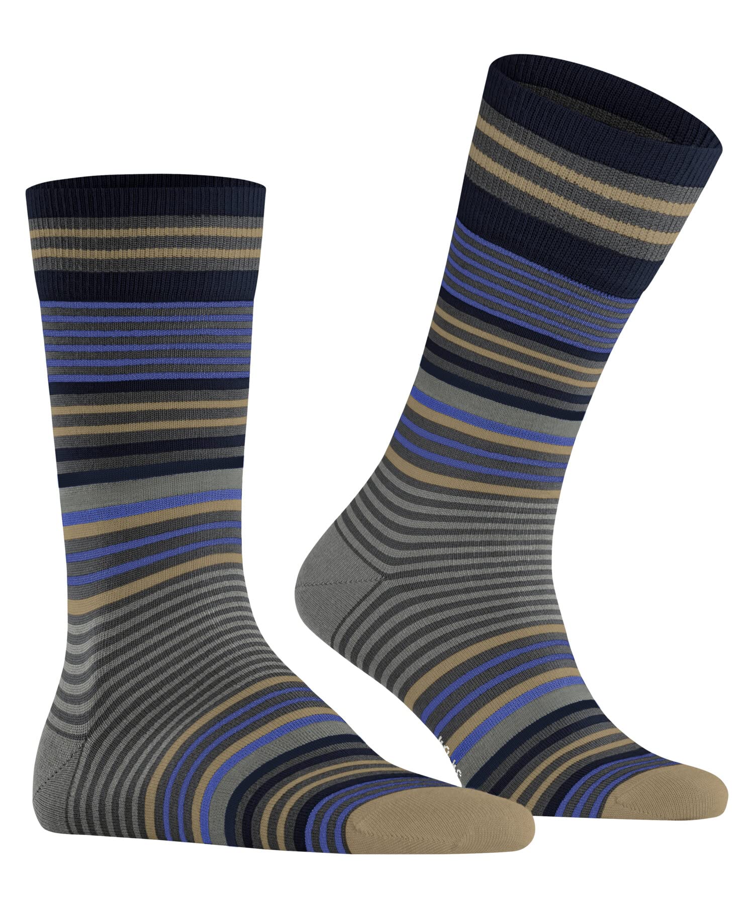 burlington-stripe-herren-socken-wolle-grau-46-50-1-paar image 3
