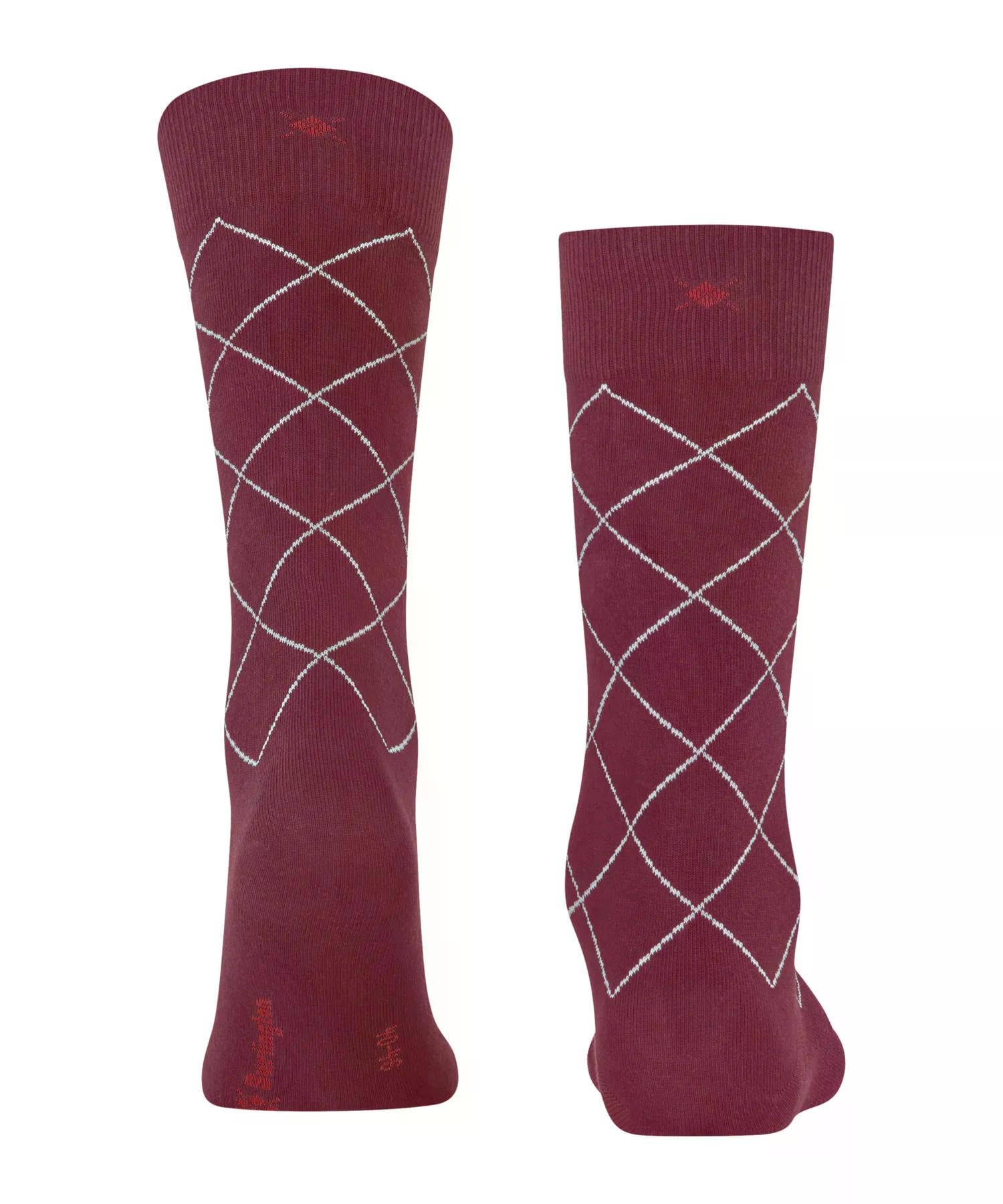 burlington-soho-vibes-herrensocken-burgundy-8326-nachtleuchten image 2