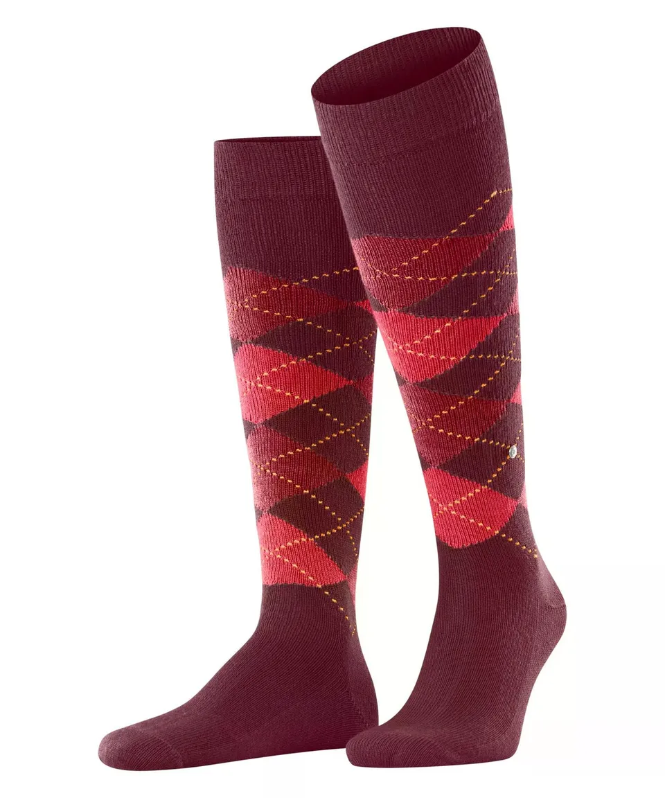 burlington-preston-kniestr-mpfe-herren-argyle-lila-40-46 image 1