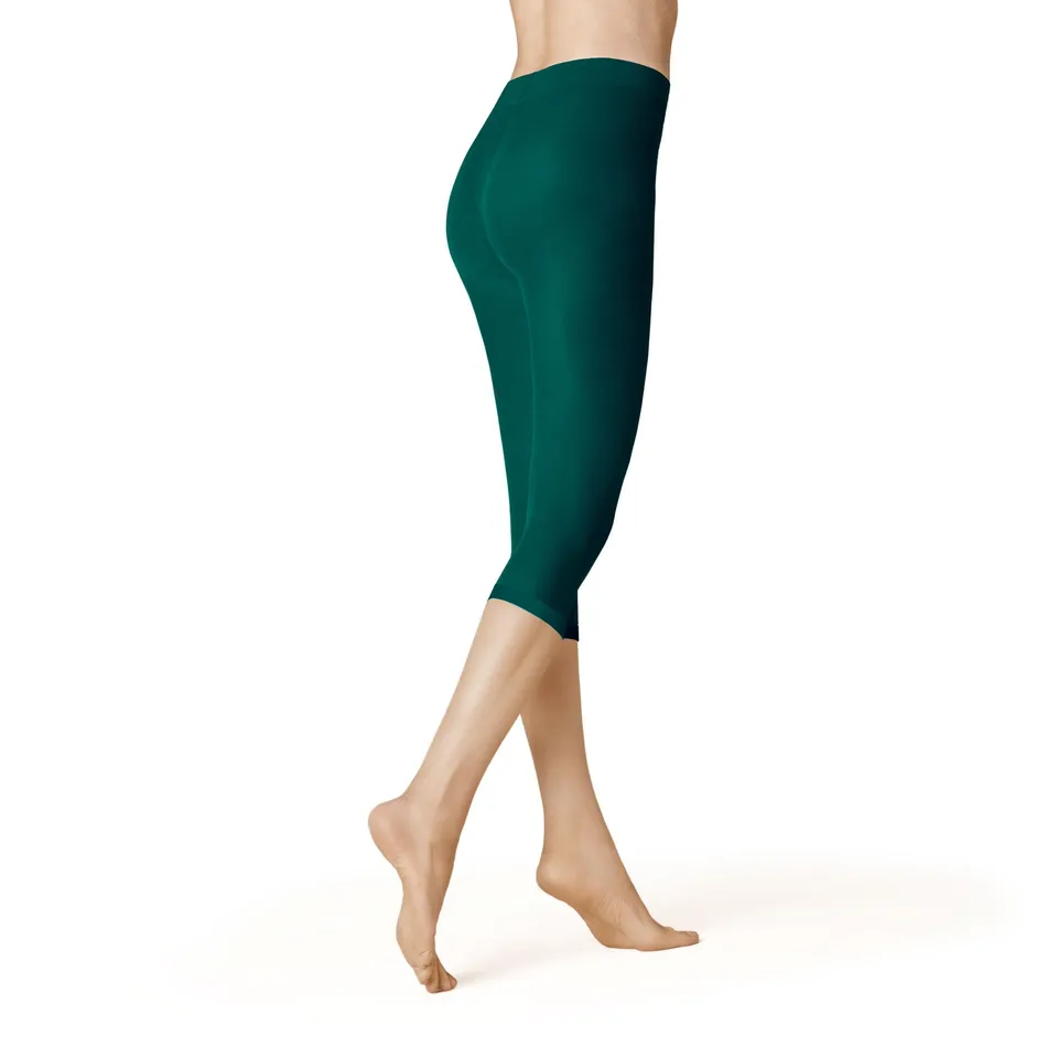 kunert-velvet-40-leggings-3-4-damen-deep-green-40-den image 1