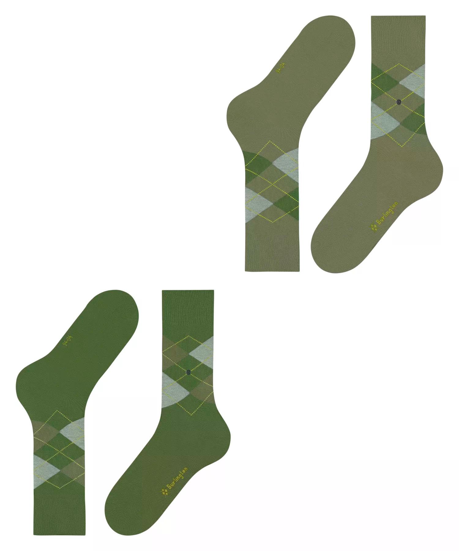 burlington-everyday-argyle-herrensocken-baumwolle-gr-n-2er image 5