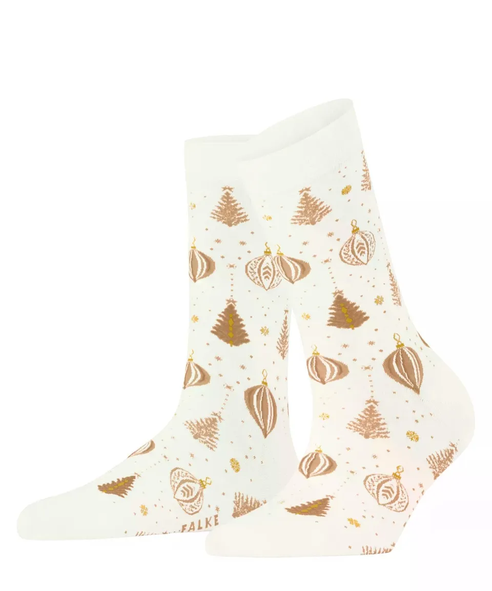 falke-holy-night-socken-off-white-35-38-weihnachten-baumwolle image 1