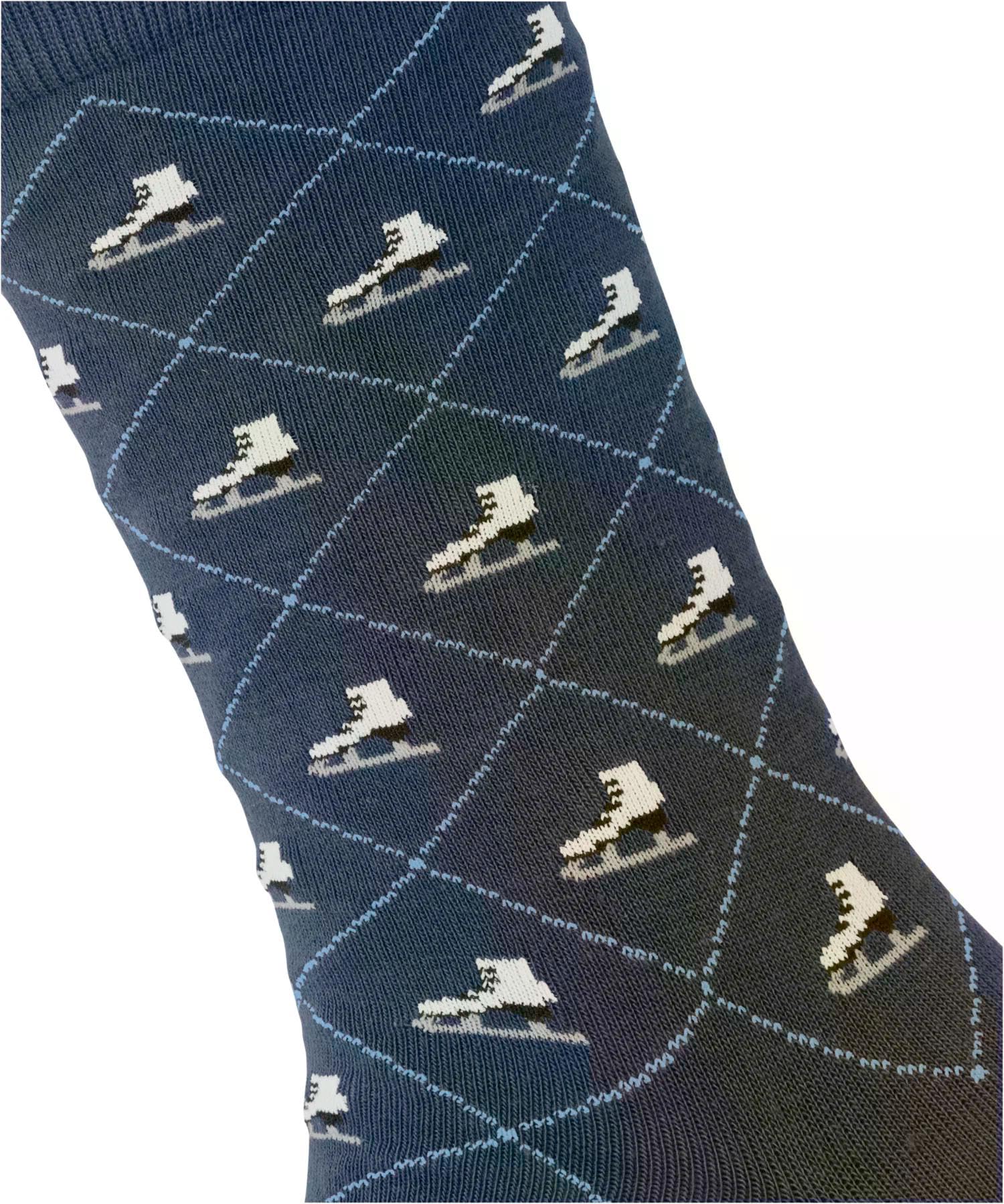 burlington-ice-skate-damensocken-royal-blue-6000-argyle image 3