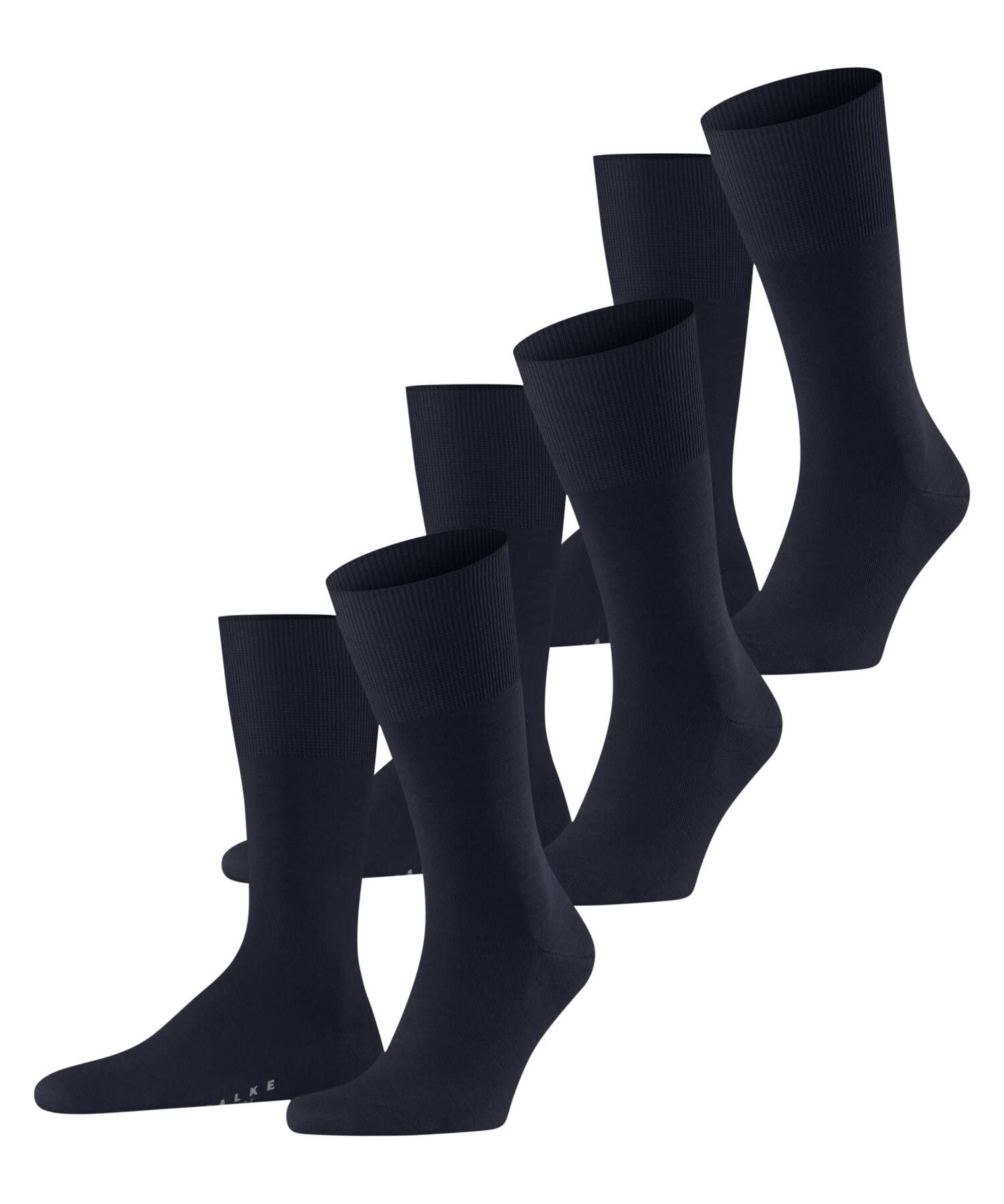 falke-airport-herren-socken-3er-pack-schwarz-43-44-wolle image 1