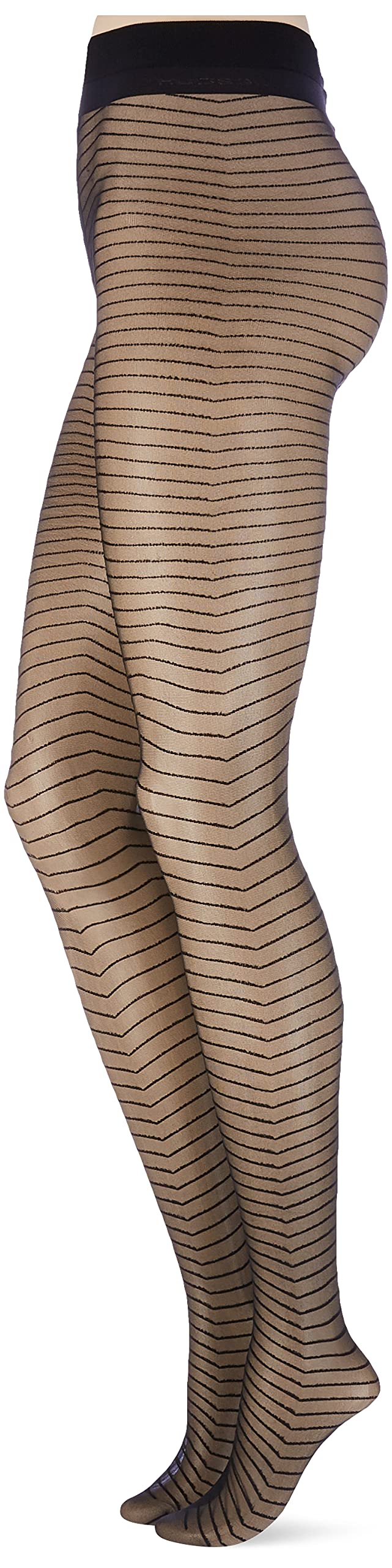 hudson-simply-line-strumpfhose-40-den-schwarz-streifen image 2