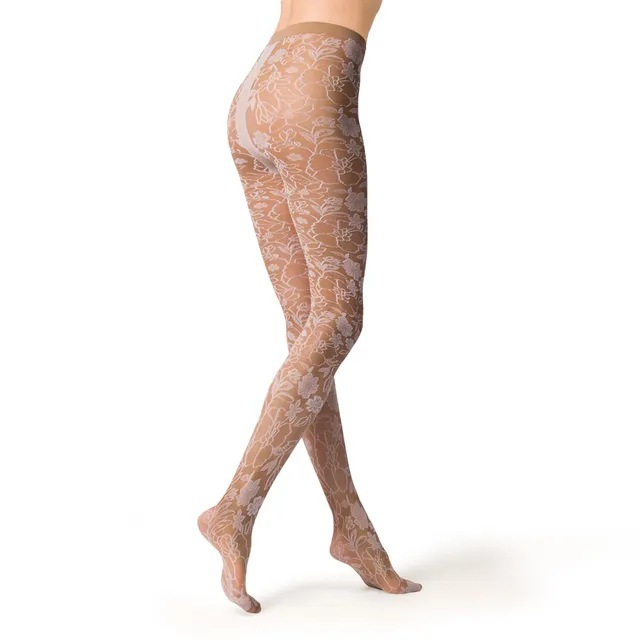 kunert-raffinesse-bridal-love-strumpfhose-44-46-braut-blumen image 1