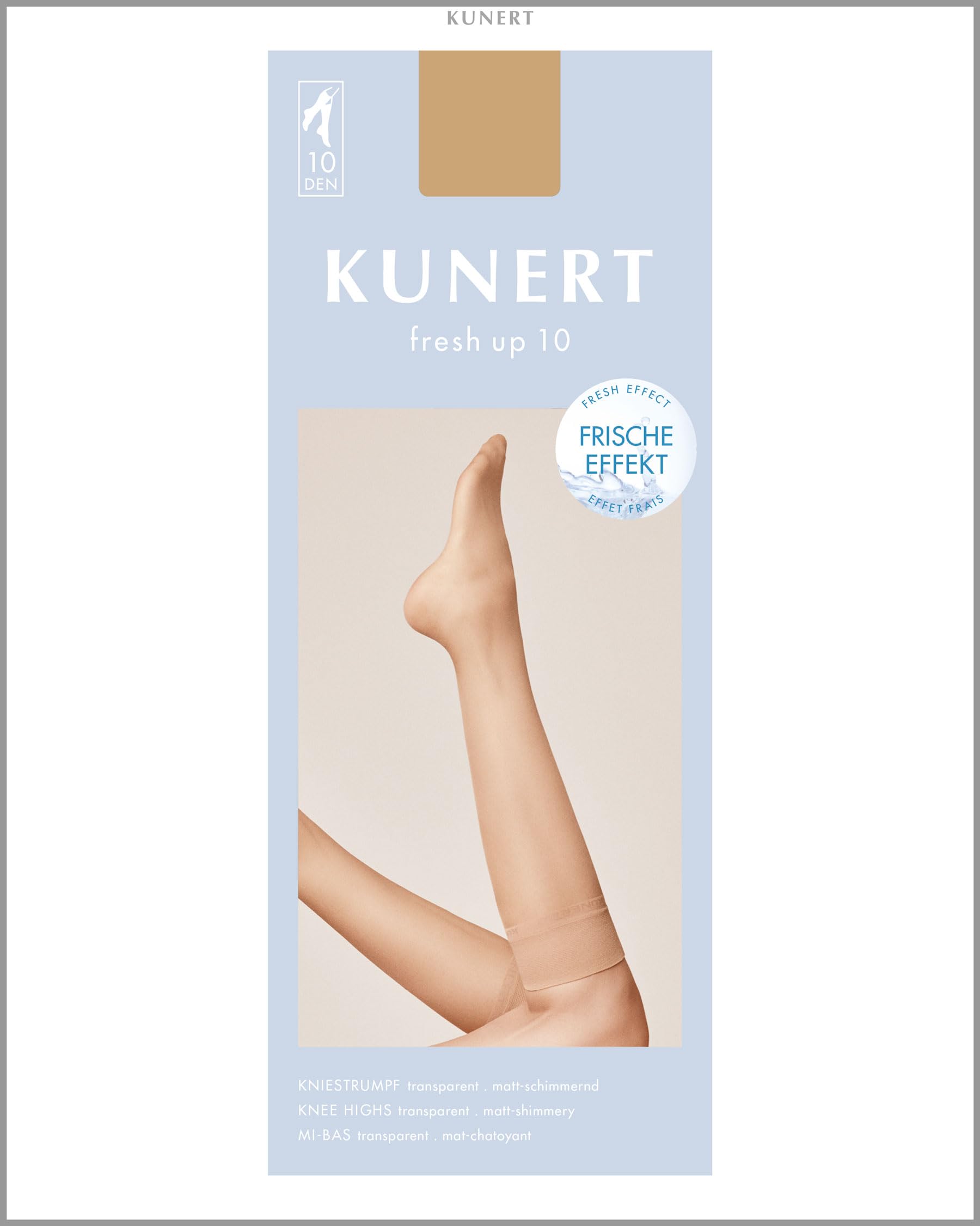 kunert-fresh-up-10-kniestrumpf-schwarz-12-den image 5