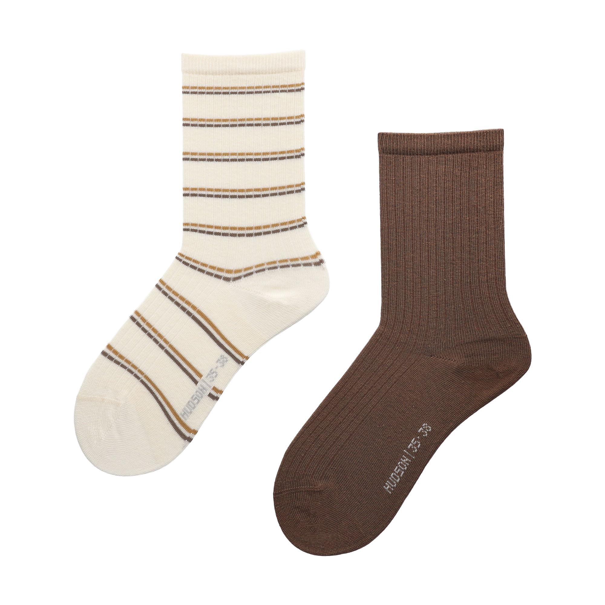 hudson-only-playful-rib-damensocken-rot-2er-pack-35-38 image 7