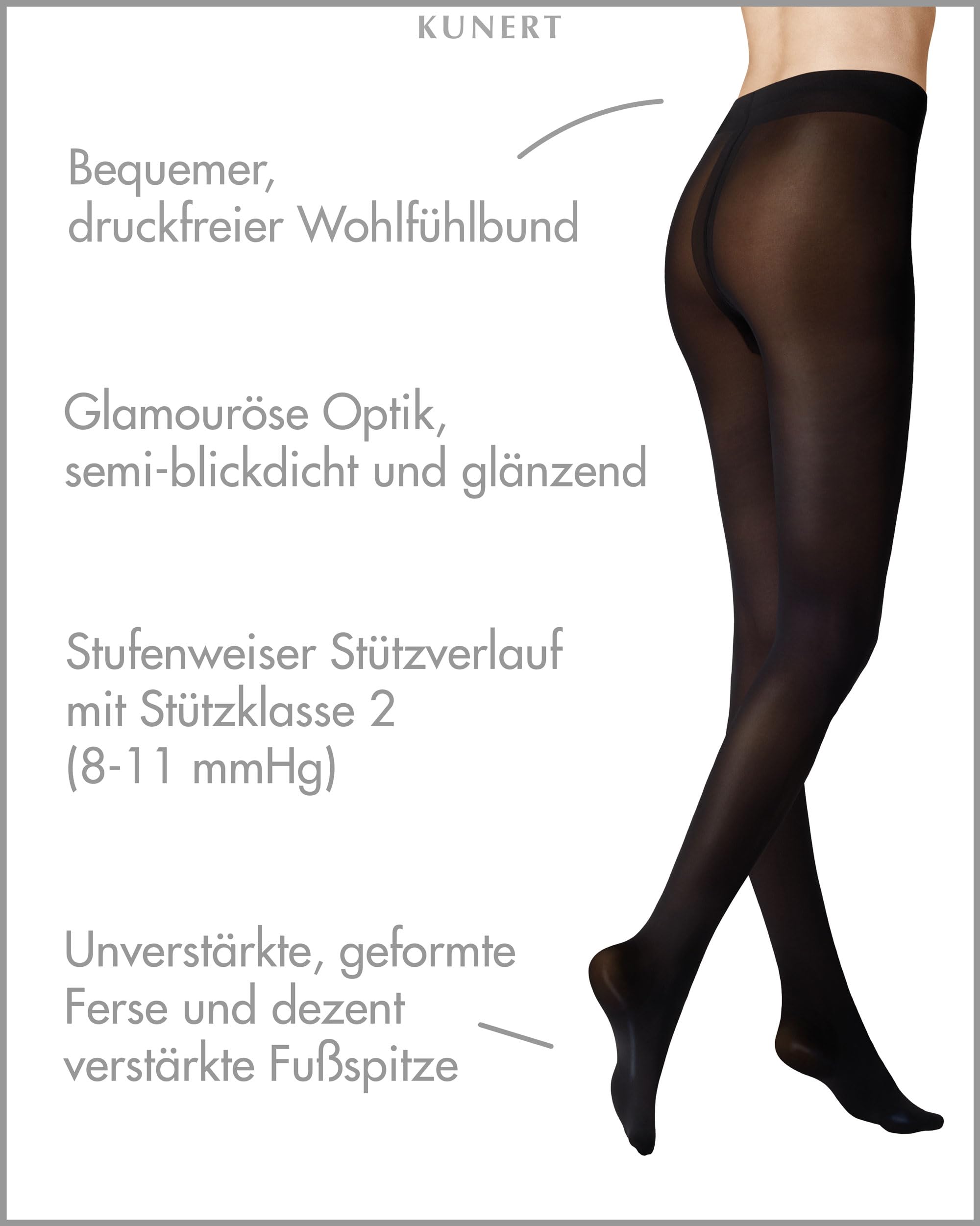 kunert-leg-control-70-st-tzstrumpfhose-gr-48-50-blickdicht image 2