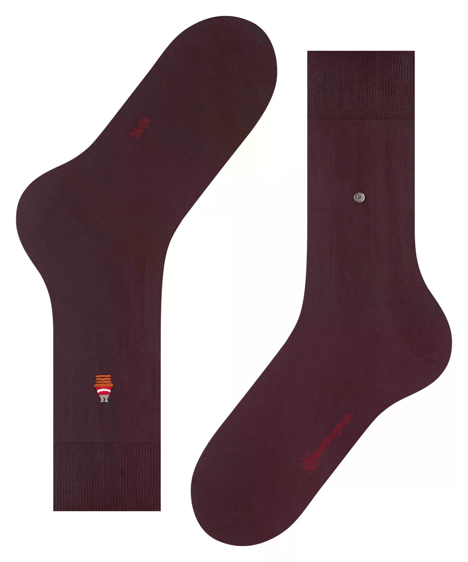 burlington-brit-style-socken-herren-rot-chianti-baumwolle image 5
