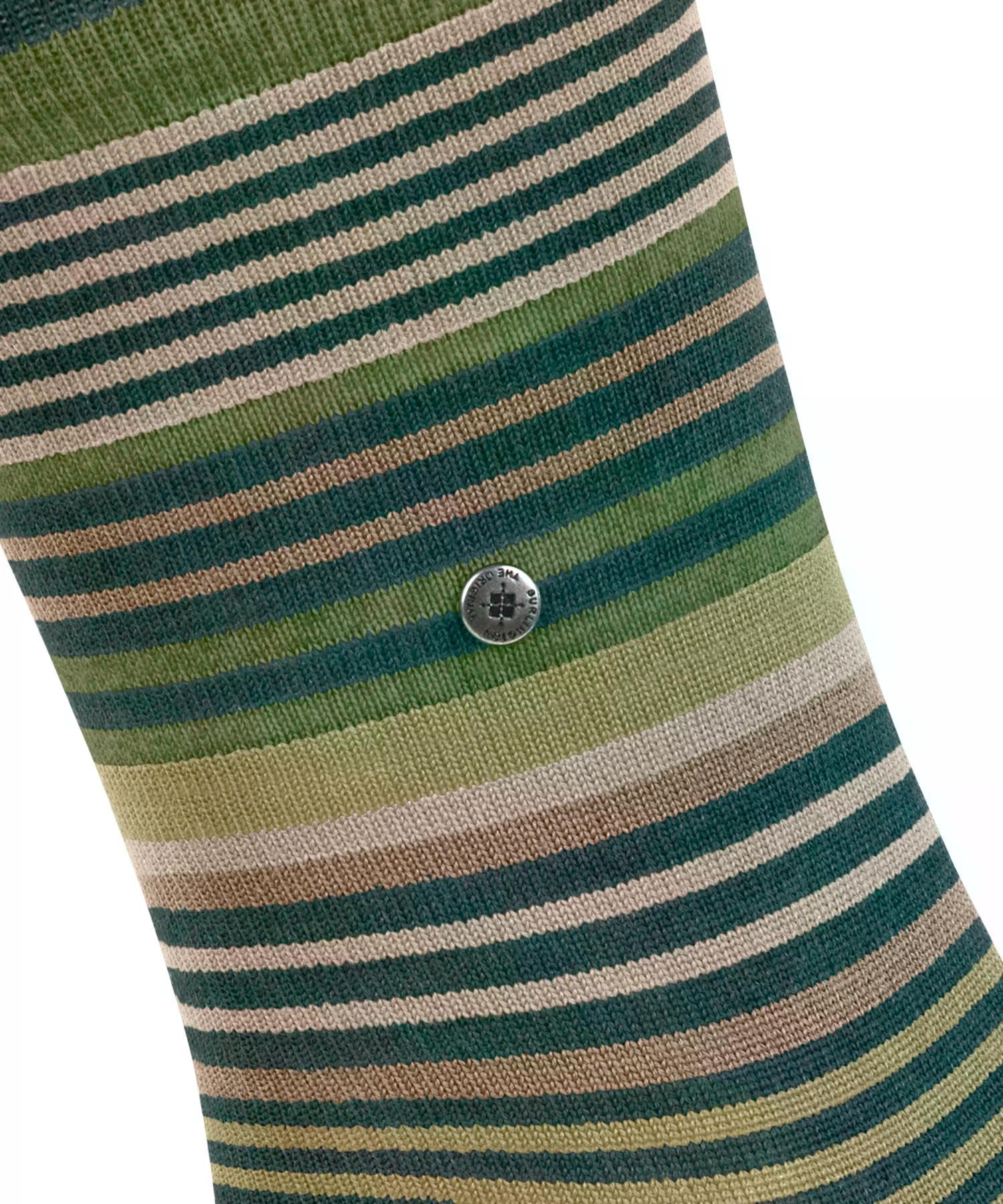 burlington-stripe-herren-socken-wolle-gr-n-forest-7450 image 4