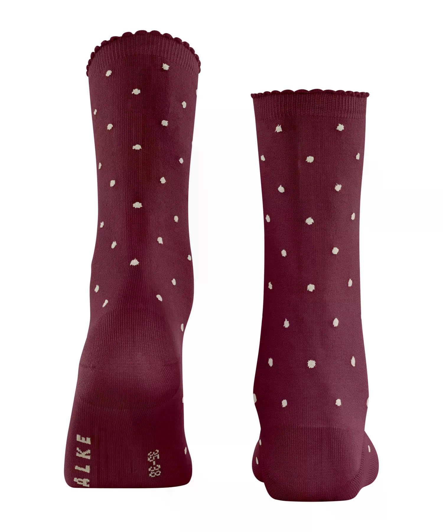 falke-spike-dot-socken-wine-8010-gr-35-38-baumwolle image 2