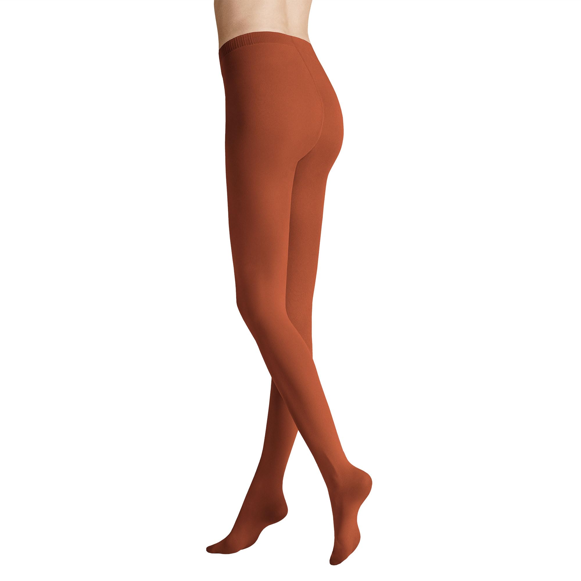 hudson-micro-50-strumpfhose-burnt-orange-38-40-matt-semi-blickdicht image 1