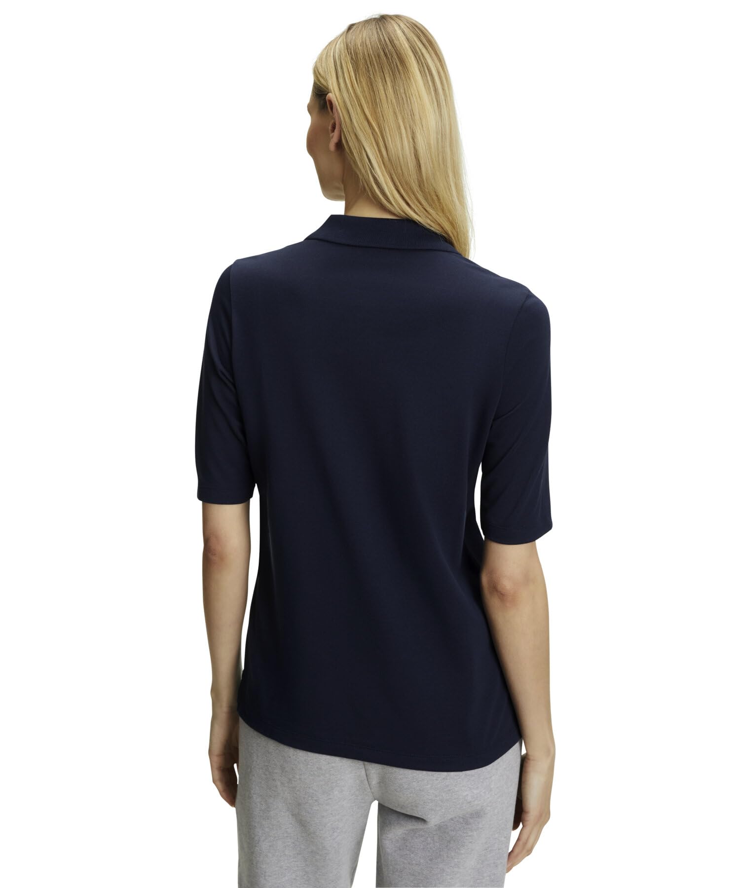 falke-cotton-touch-poloshirt-xs-space-blue-pima-baumwolle image 2