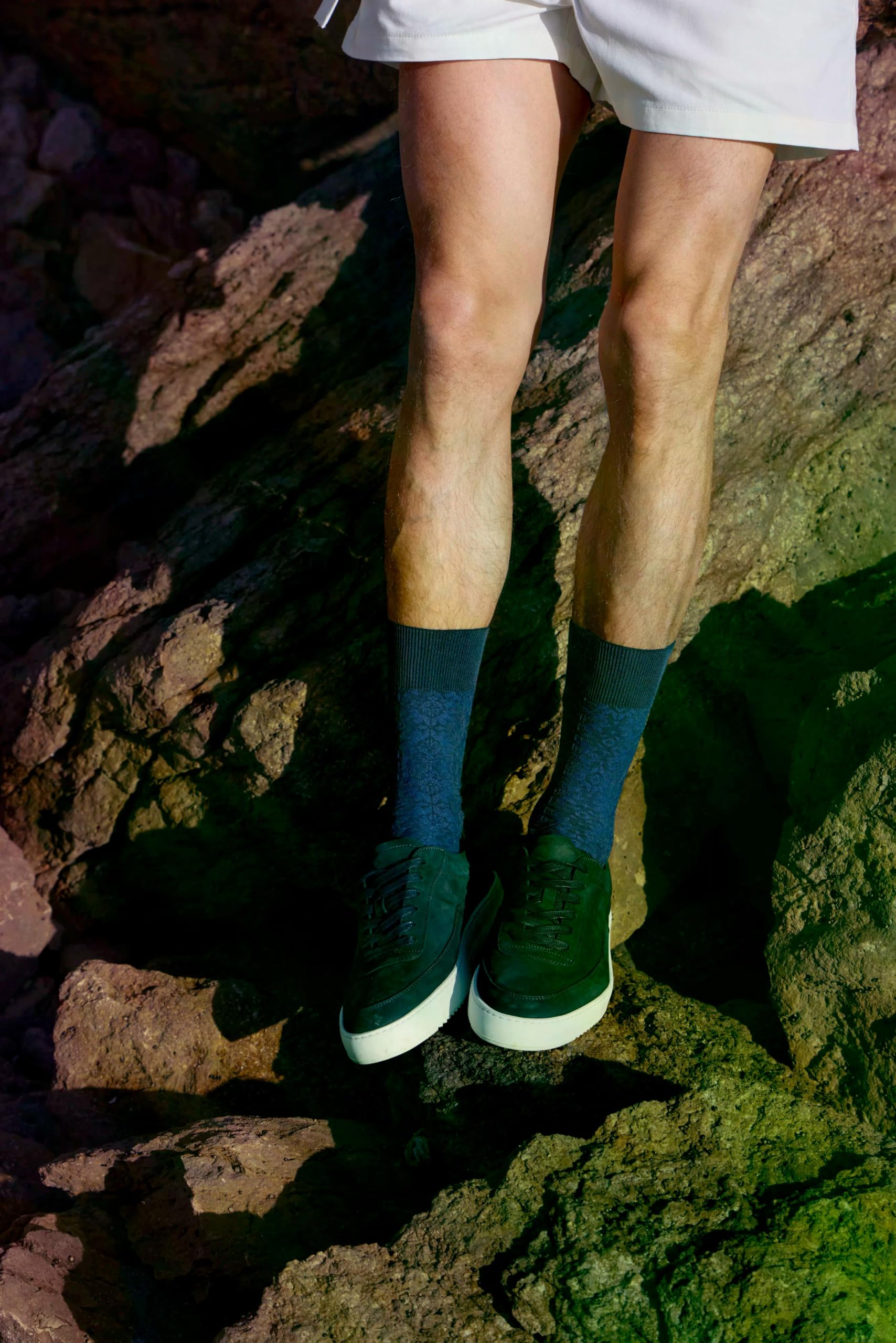 burlington-ornamental-socken-baumwolle-gr-n-eucalyptus-anzug image 4