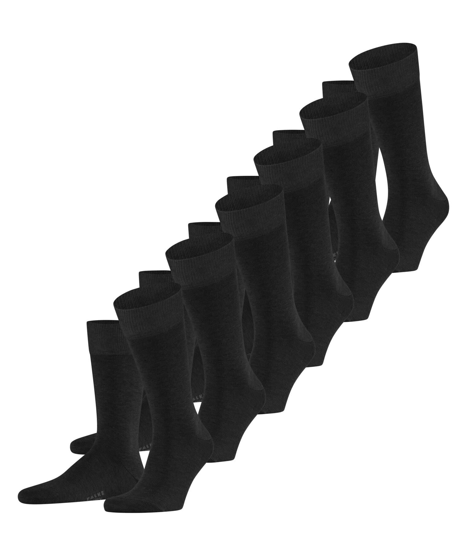 falke-happy-herrensocken-6-paar-baumwolle-multipack-uni image 6