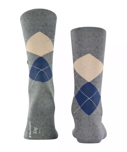 burlington-king-m-so-socken-baumwolle-grau-46-50-argyle image 8