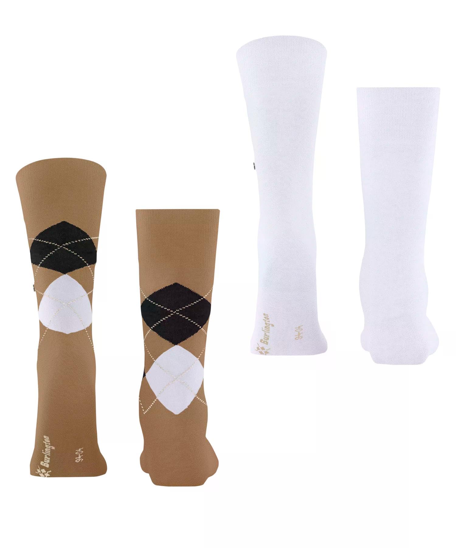 burlington-everyday-argyle-mix-2-pack-socken-auburn-baumwolle image 2