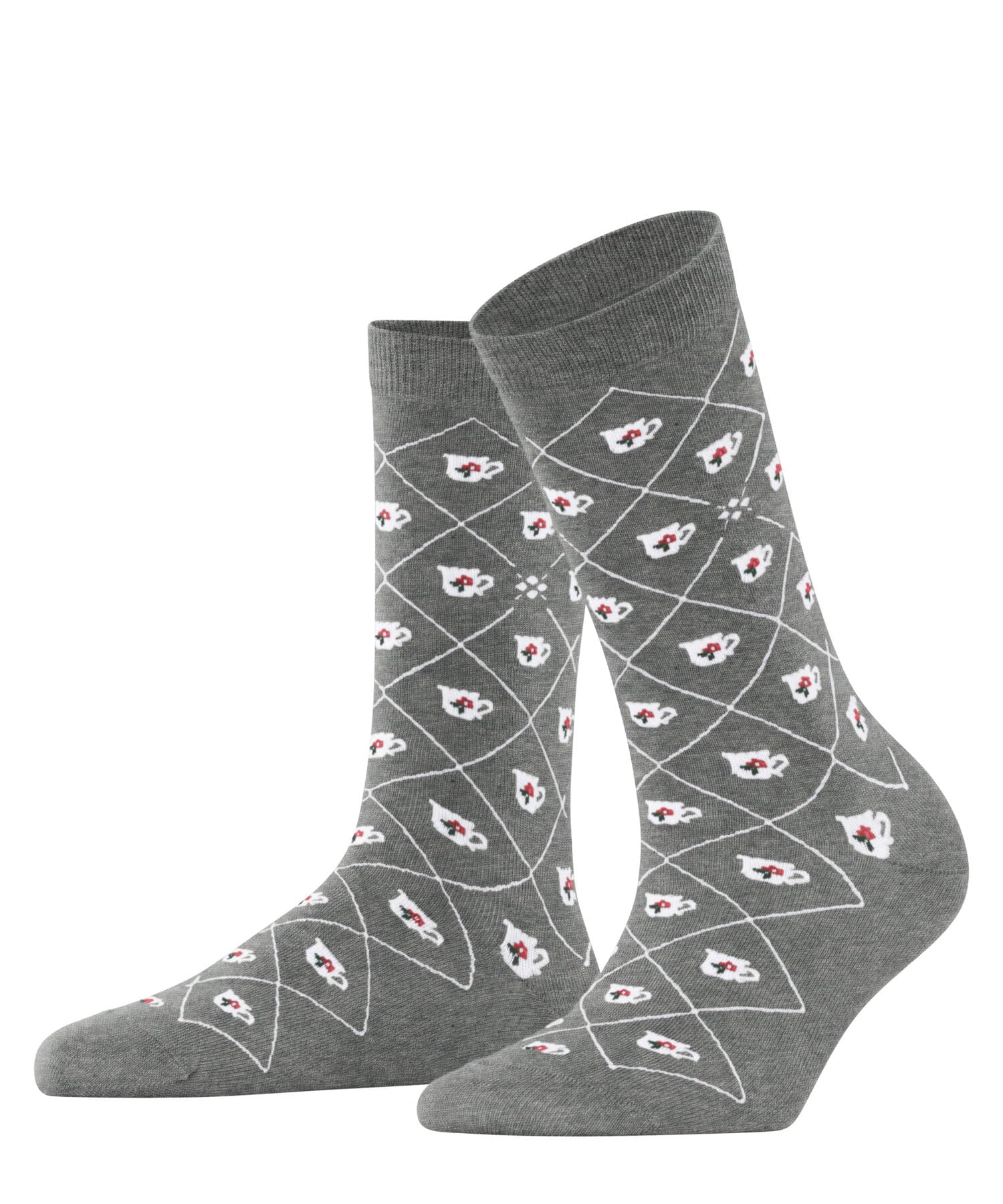 burlington-teatime-damen-socken-baumwolle-rosa-1-paar image 7