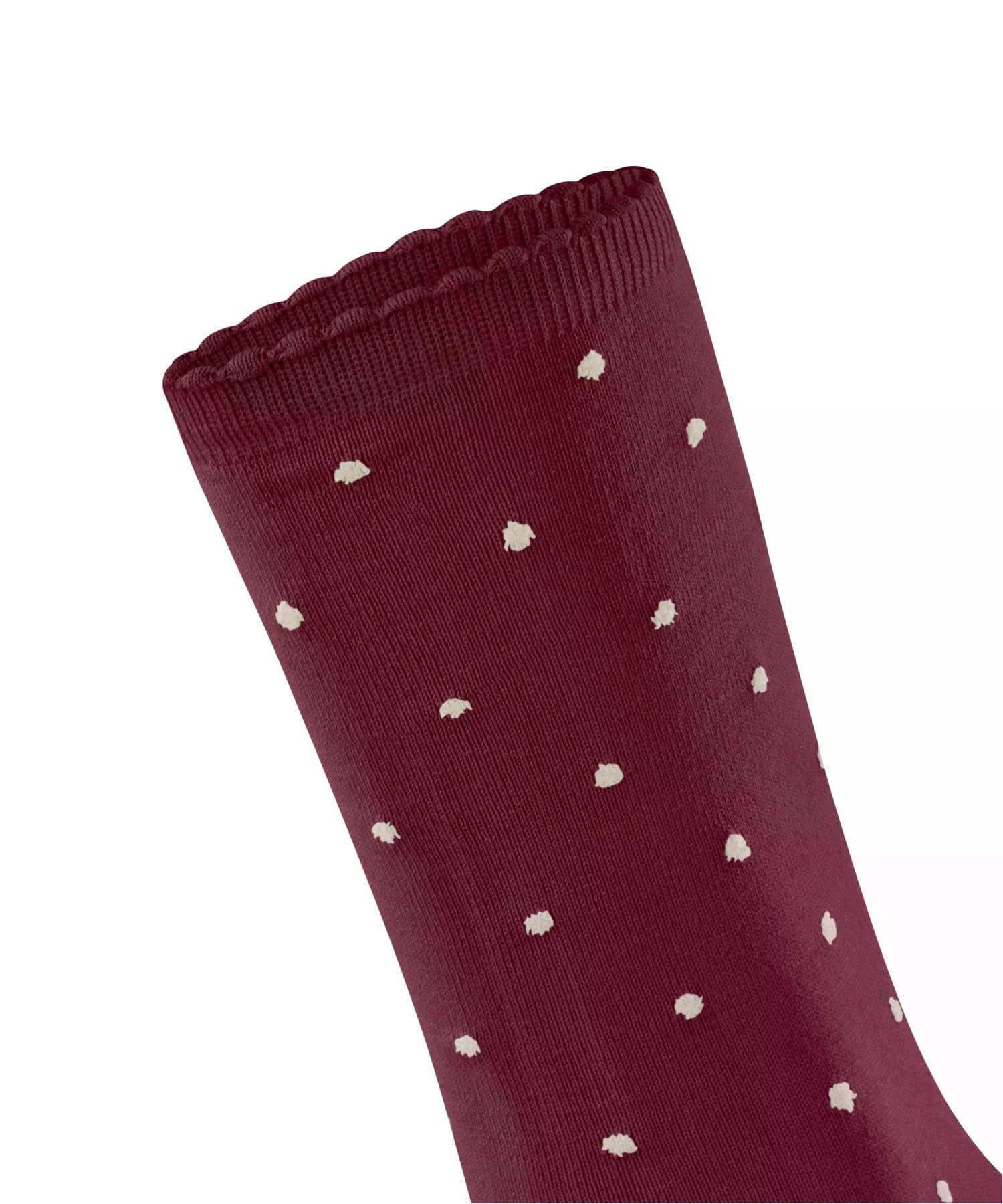 falke-spike-dot-socken-wine-8010-gr-35-38-baumwolle image 5