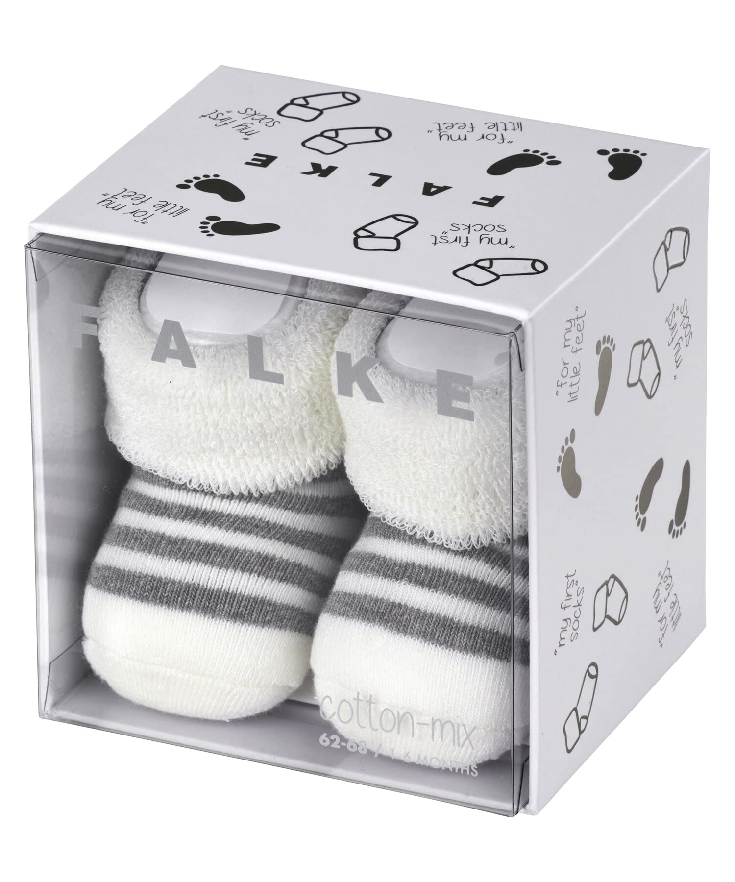 falke-erstling-baby-socken-wei-off-white-62-68-ringel image 1