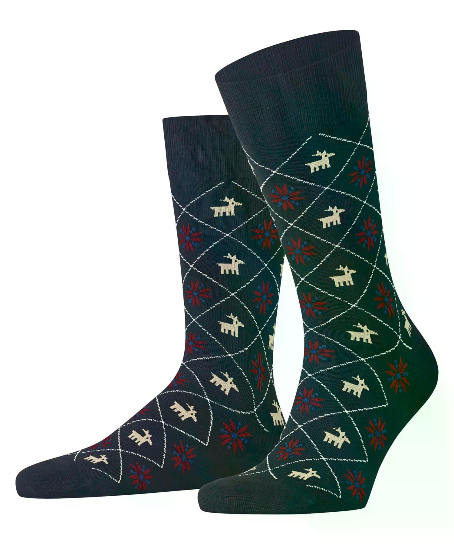 burlington-reindeer-herrensocken-baumwolle-schwarz-rentier image 7