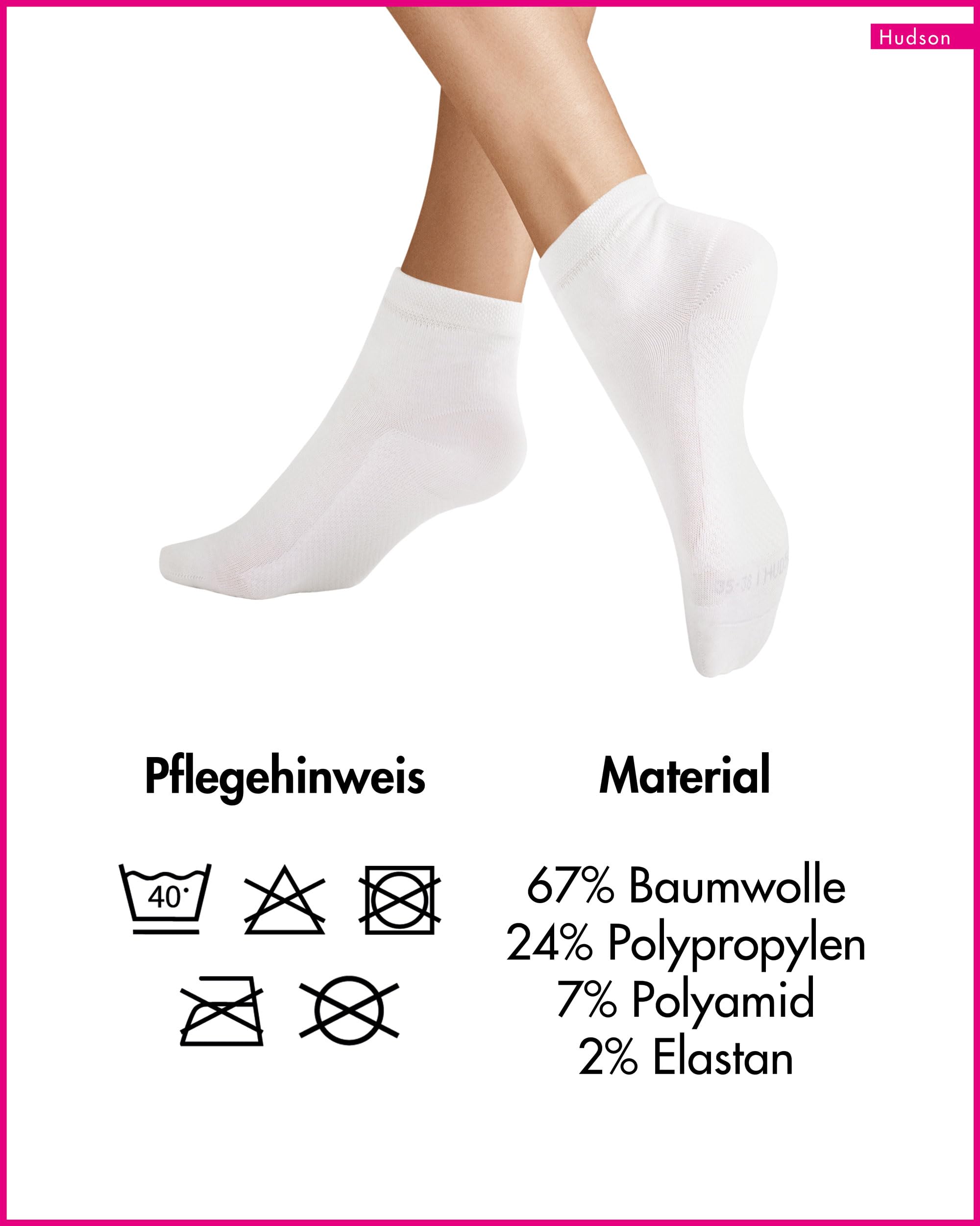 hudson-relax-damen-sneakersocken-wei-35-38-dry-cotton image 4