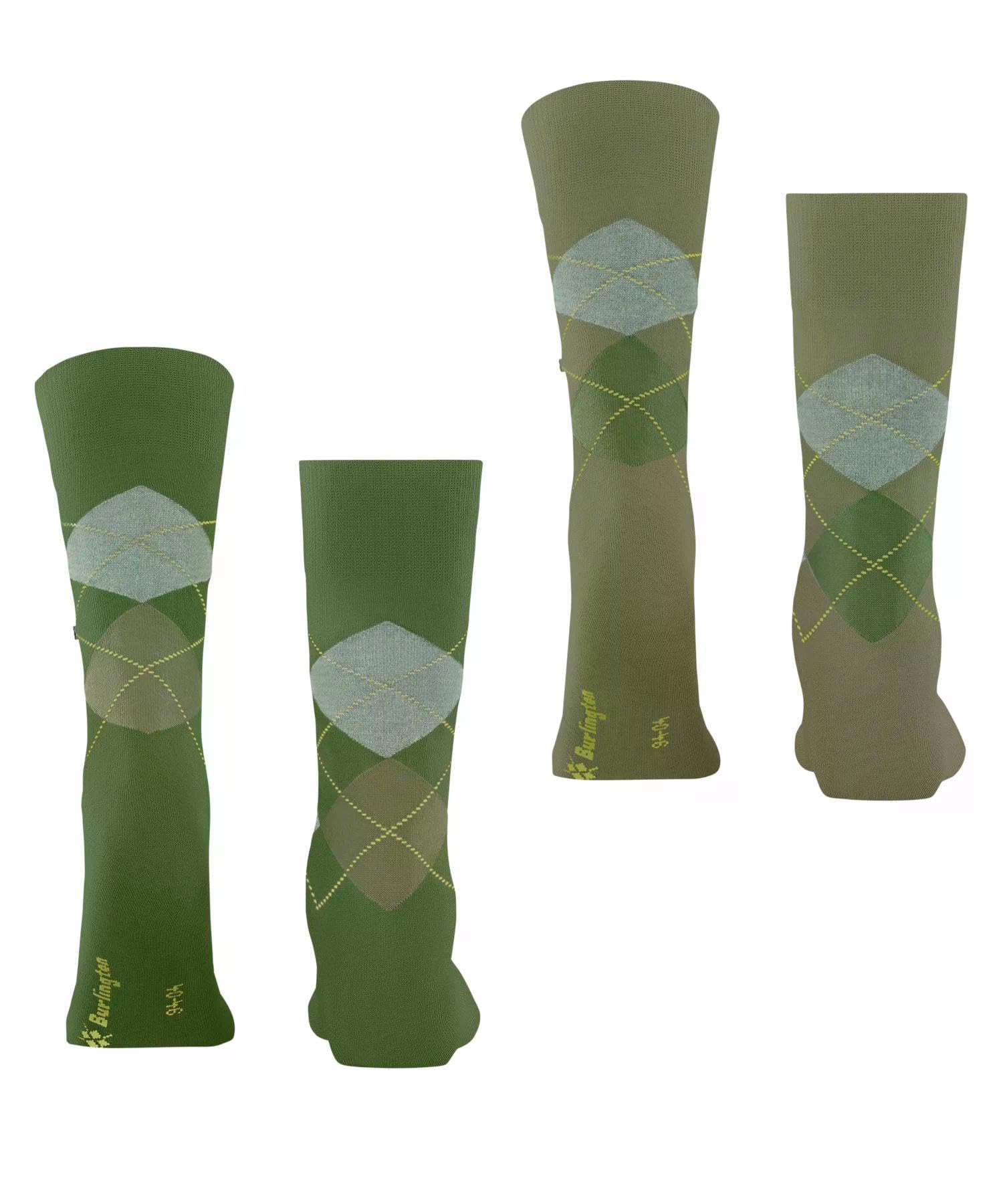 burlington-everyday-argyle-herrensocken-baumwolle-gr-n-2er image 2