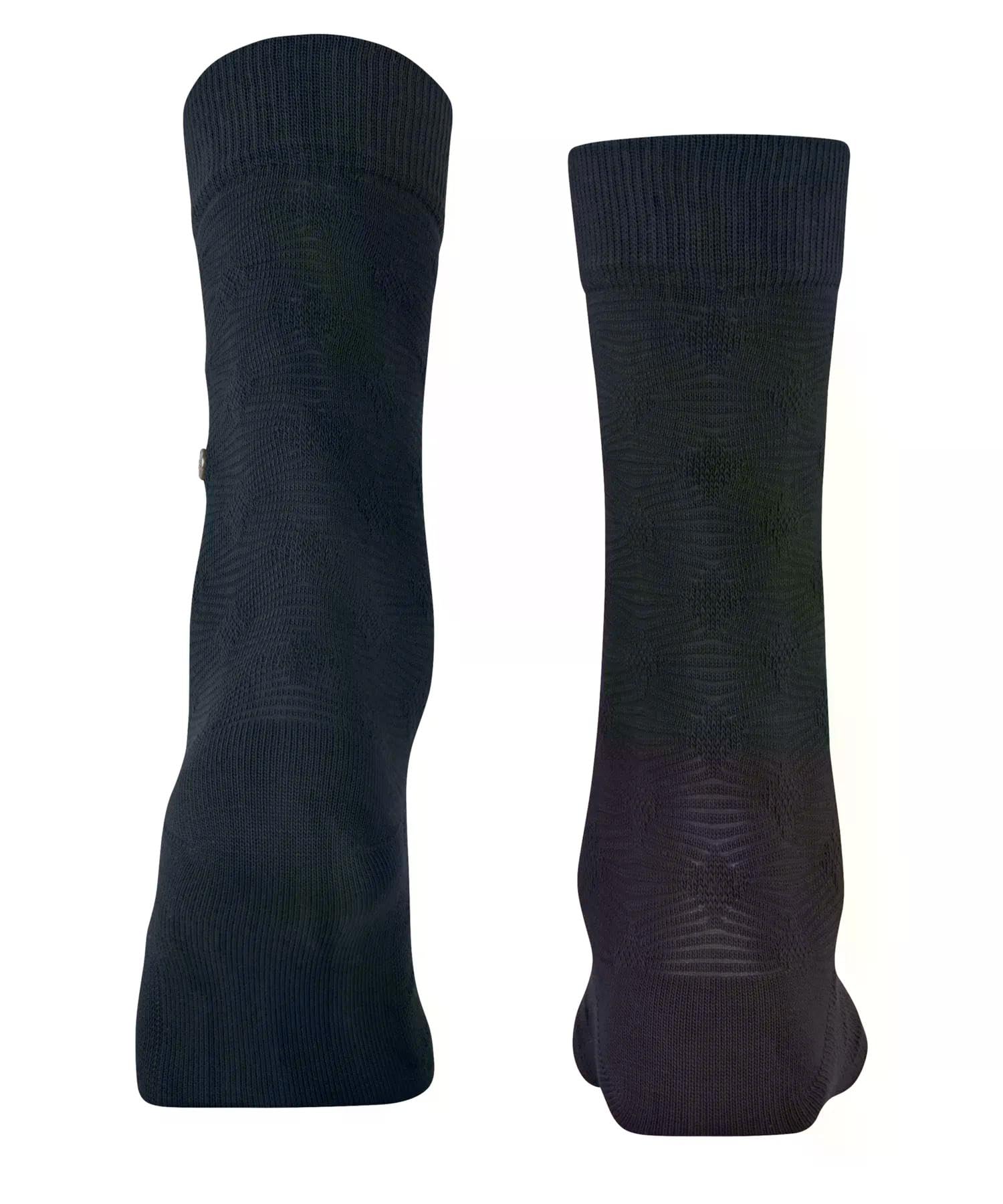 burlington-structured-dot-socken-damen-blau-marine-transparent image 2
