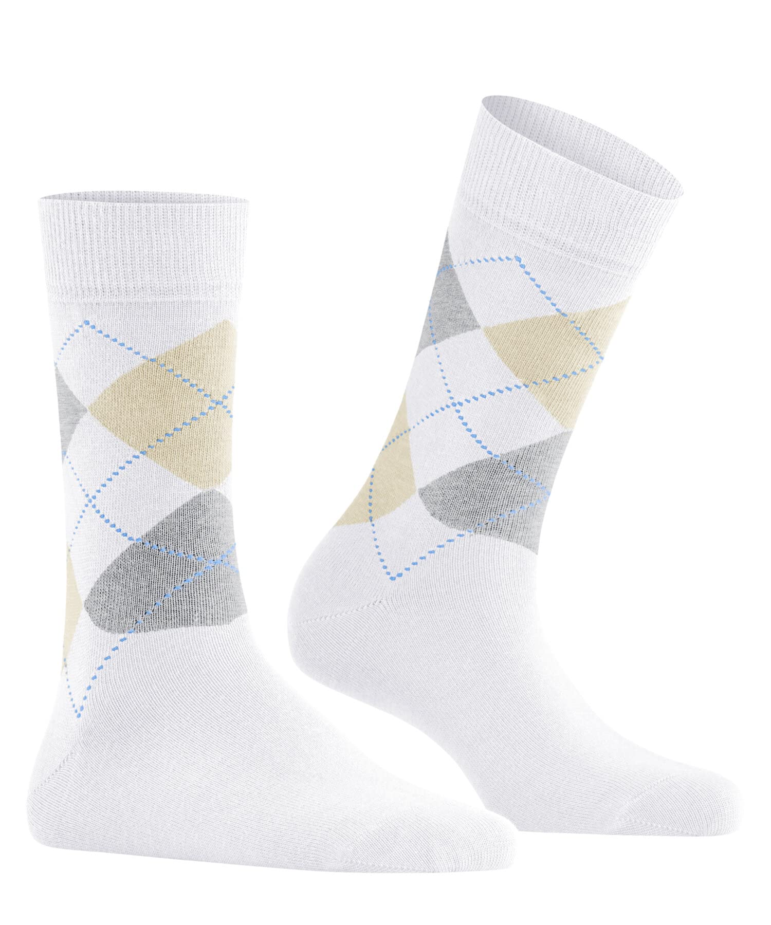 burlington-queen-damen-socken-lilac-36-41-baumwolle-argyle image 5