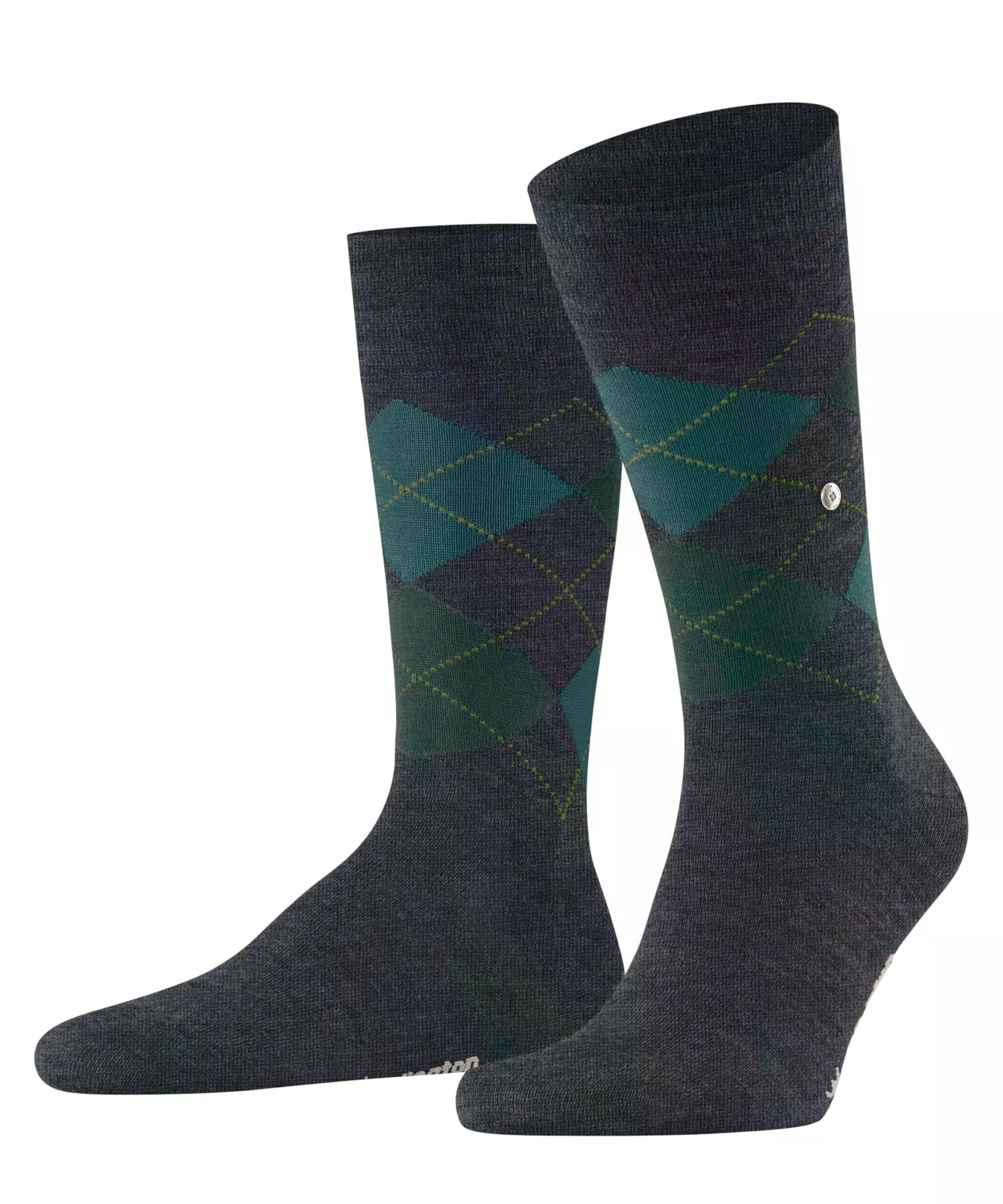 burlington-edinburgh-melange-herrensocken-wolle-turquoise image 6