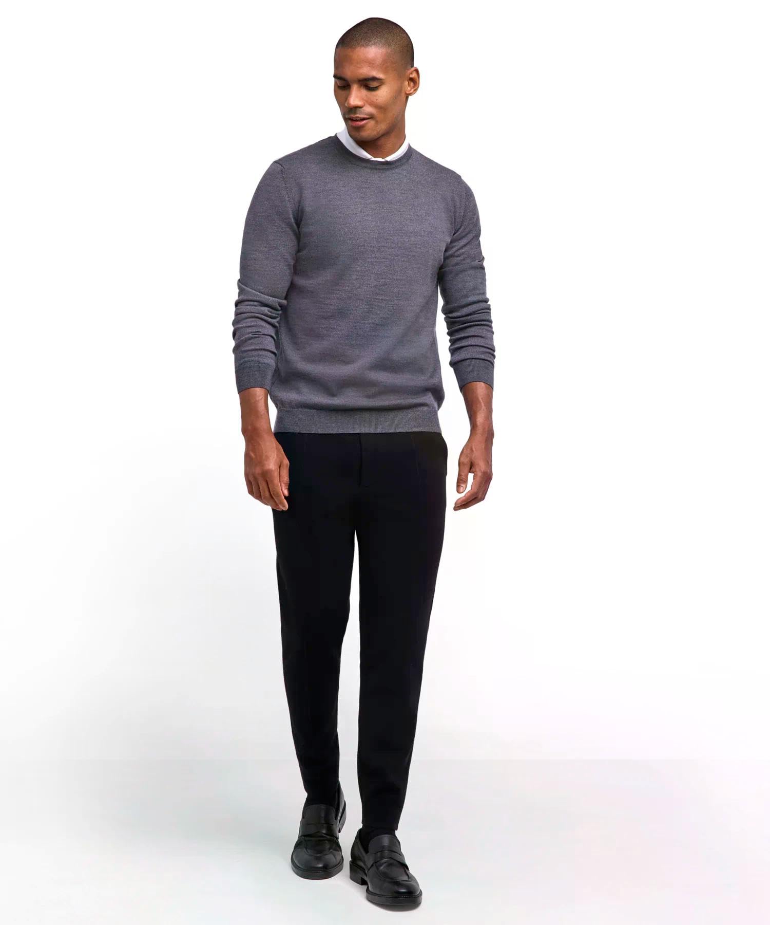 falke-merino-basic-pullover-herren-schwarz-l image 3