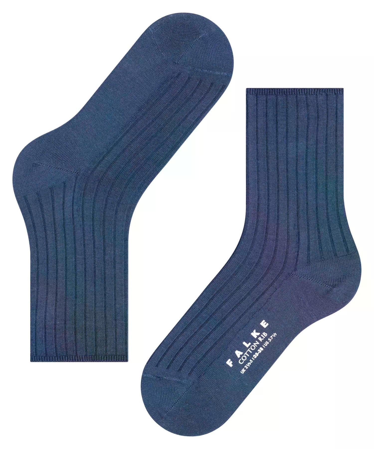 falke-cotton-touch-cotton-rib-socken-blau-39-42-baumwolle image 6
