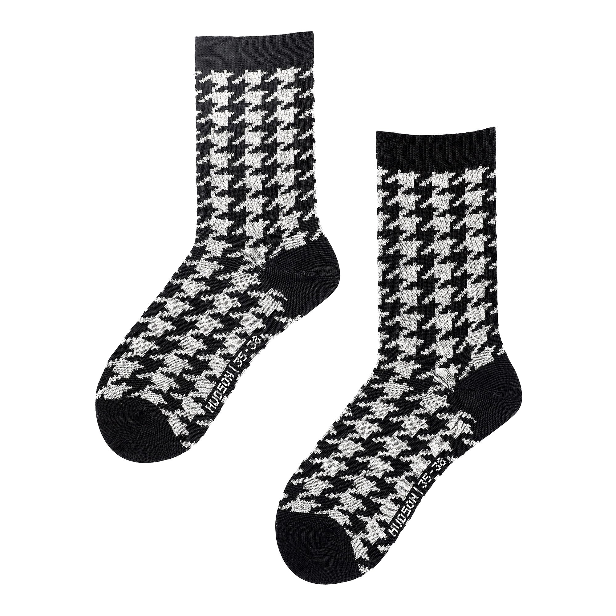 hudson-only-check-damensocken-earthy-brown-0972-karo image 4