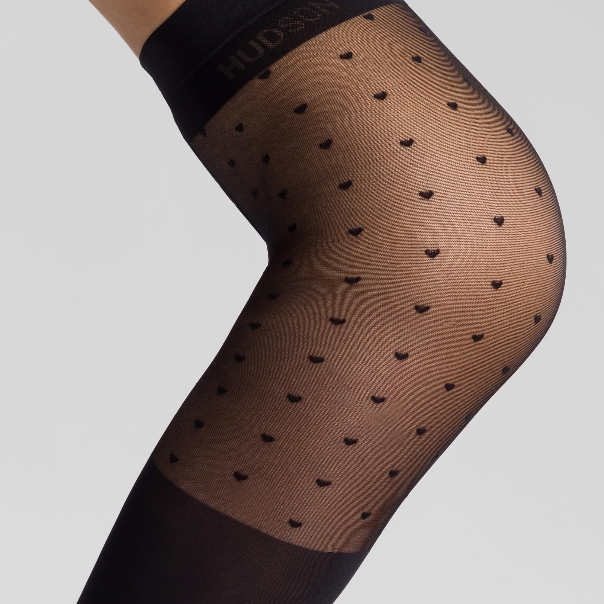 hudson-micro-little-hearts-strumpfhose-60-den-44-46 image 3