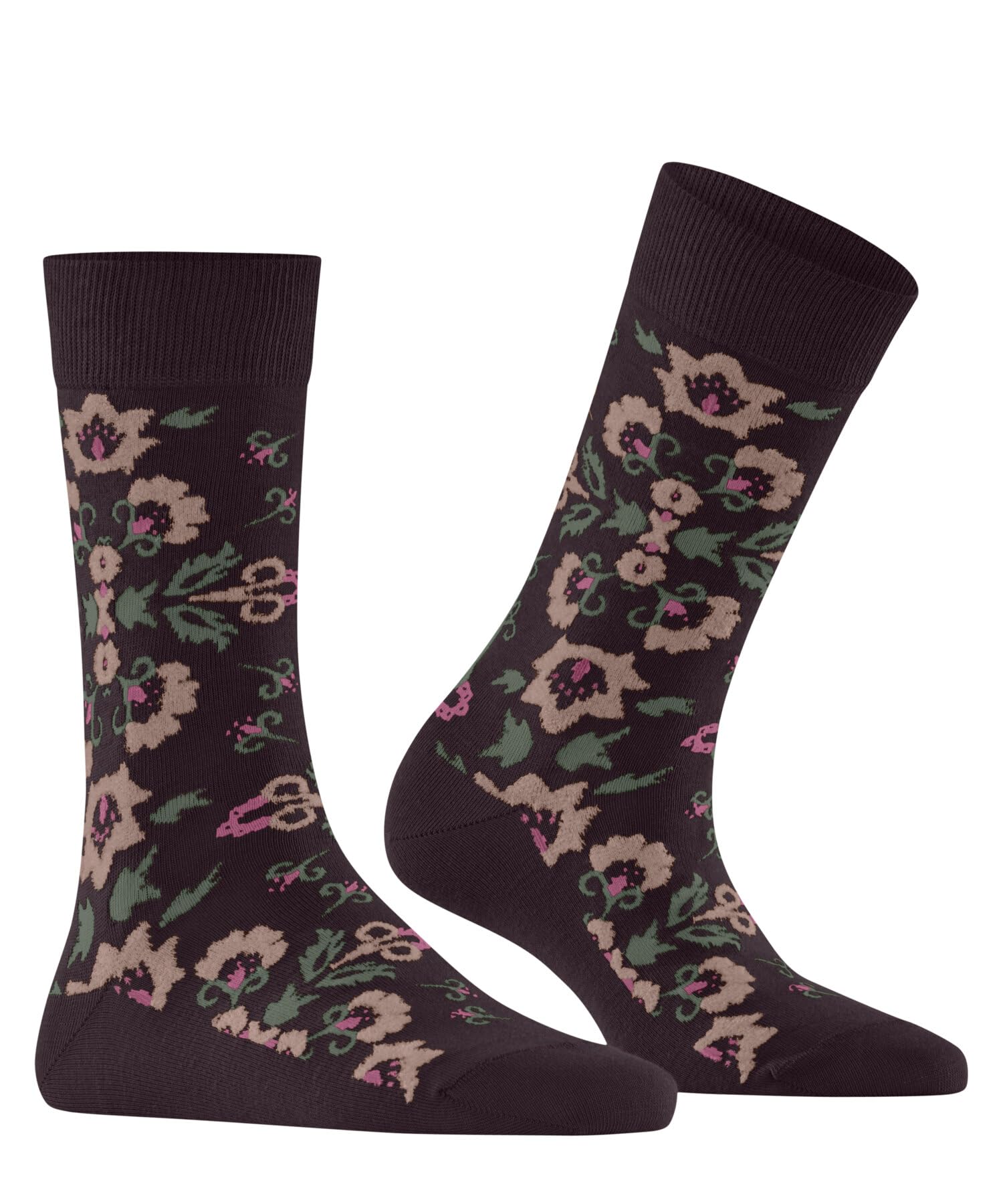 burlington-bonnie-damen-socken-barolo-8526-blumen-samt-baumwolle image 3