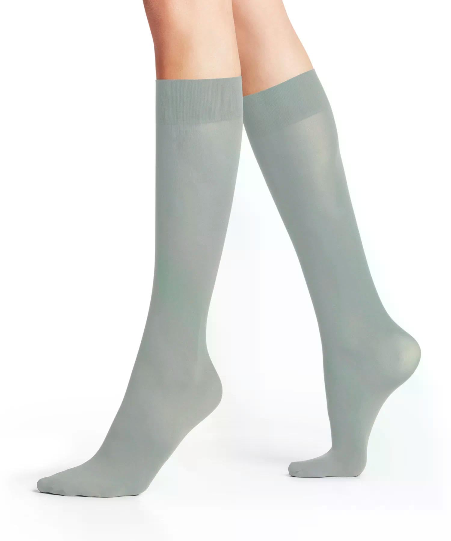 falke-pure-matt-50-den-kniestr-mpfe-grau-silver image 1