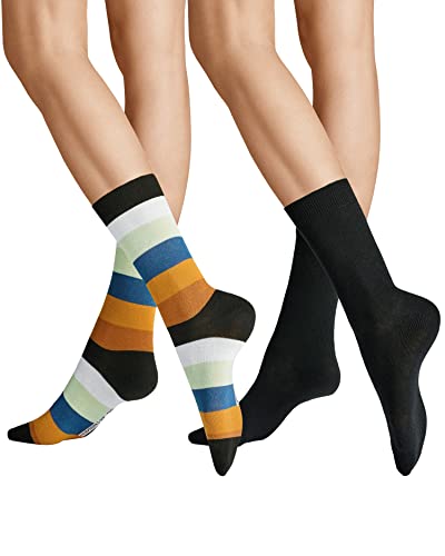 hudson-only-motley-socken-streifen-2er-pack-damen image 3