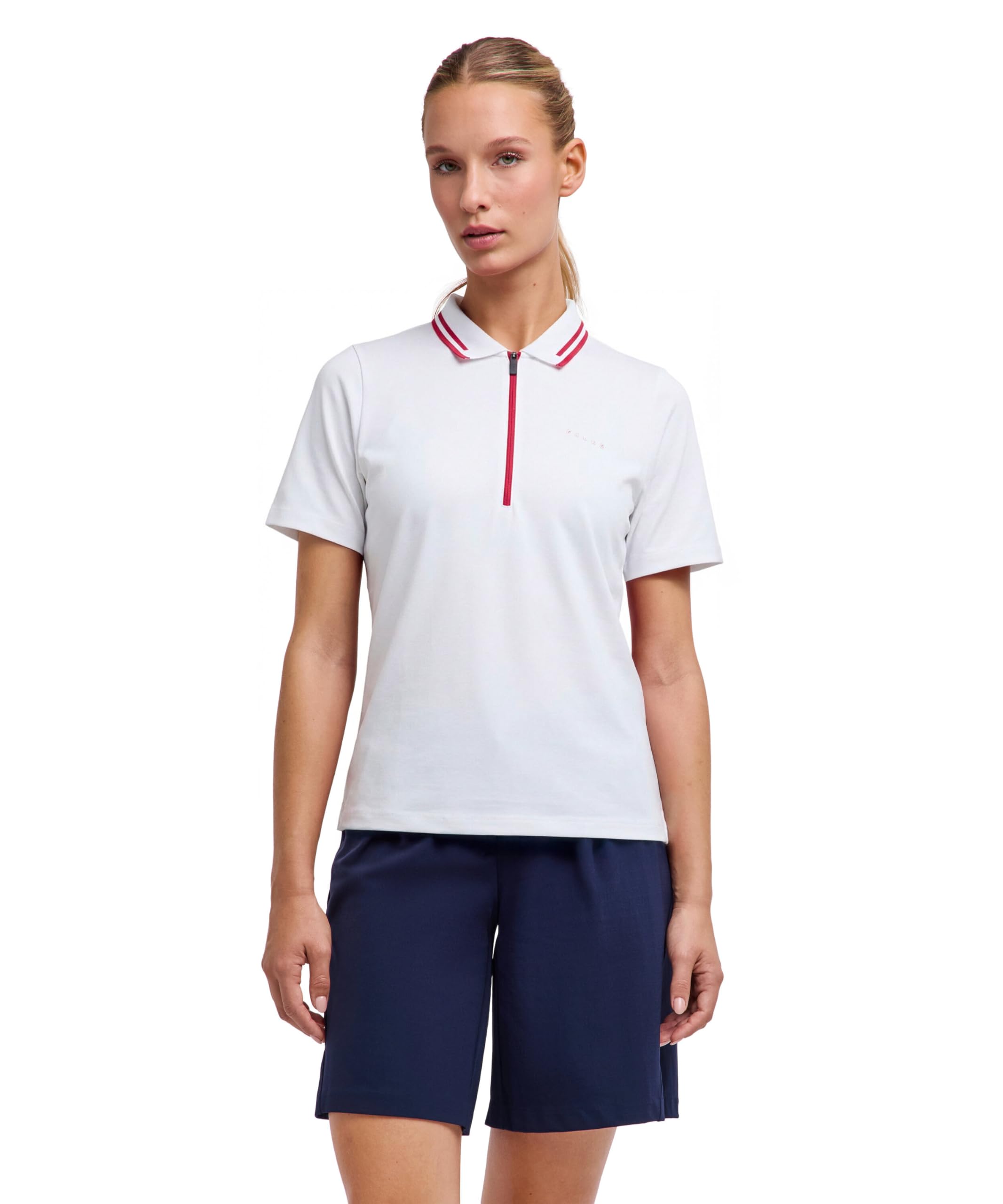 falke-golf-polo-shirt-damen-blau-pique-regular-fit image 8