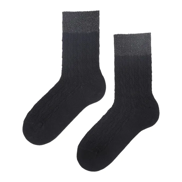 kunert-wool-care-winter-plait-socken-schwarz-39-42 image 1